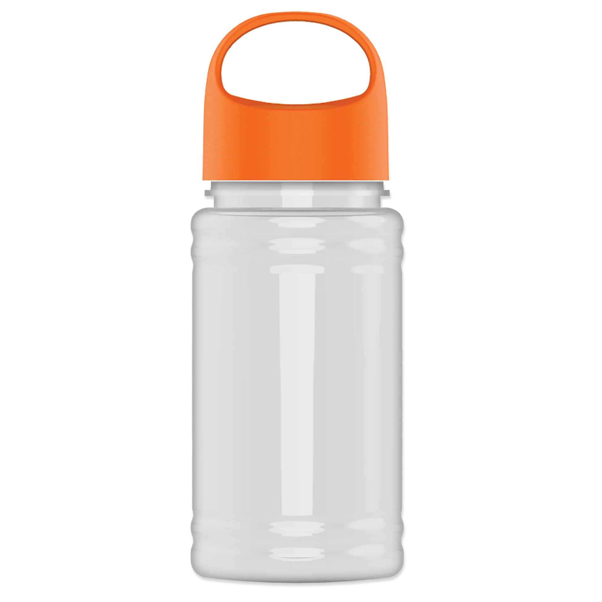 Mini RPET Bottle with Oval Crest Lid - 16 oz.