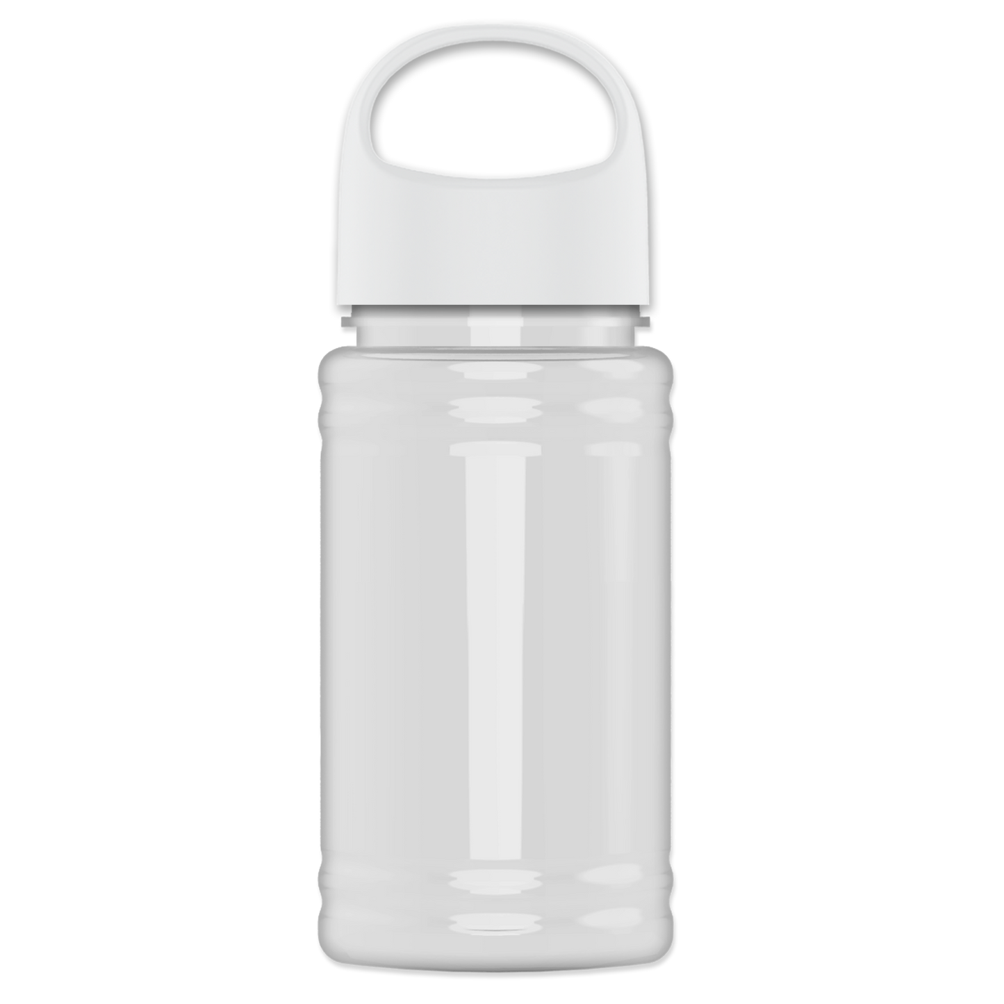Mini RPET Bottle with Oval Crest Lid - 16 oz.