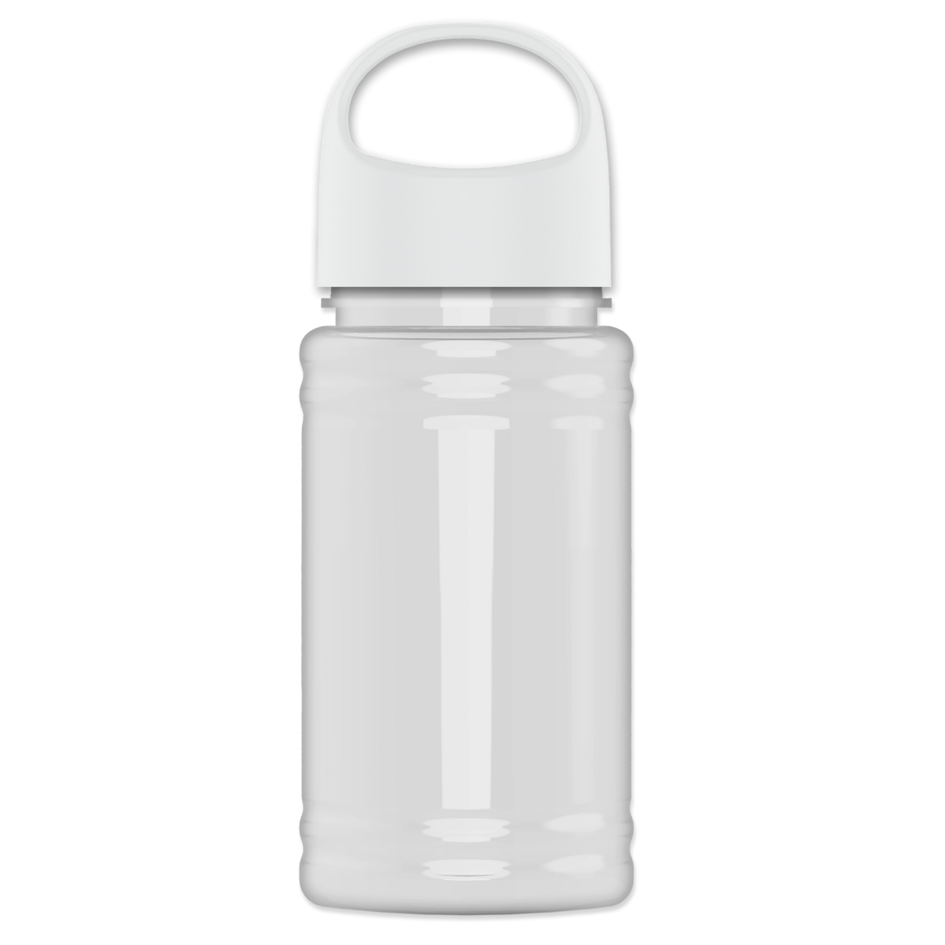 Mini RPET Bottle with Oval Crest Lid - 16 oz.