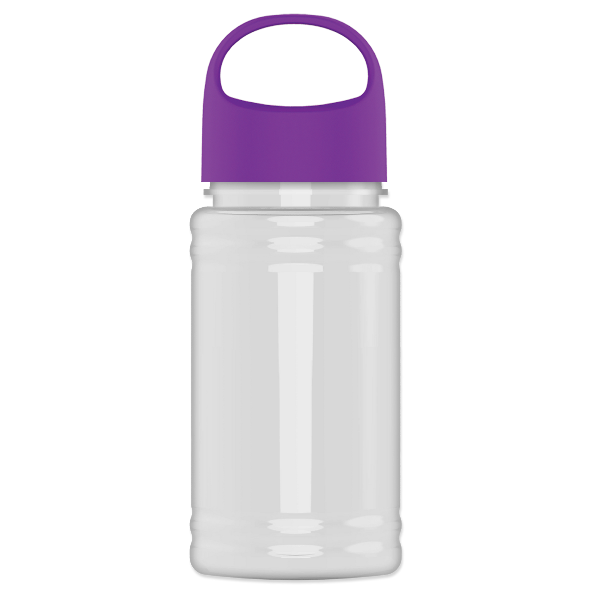 Mini RPET Bottle with Oval Crest Lid - 16 oz.