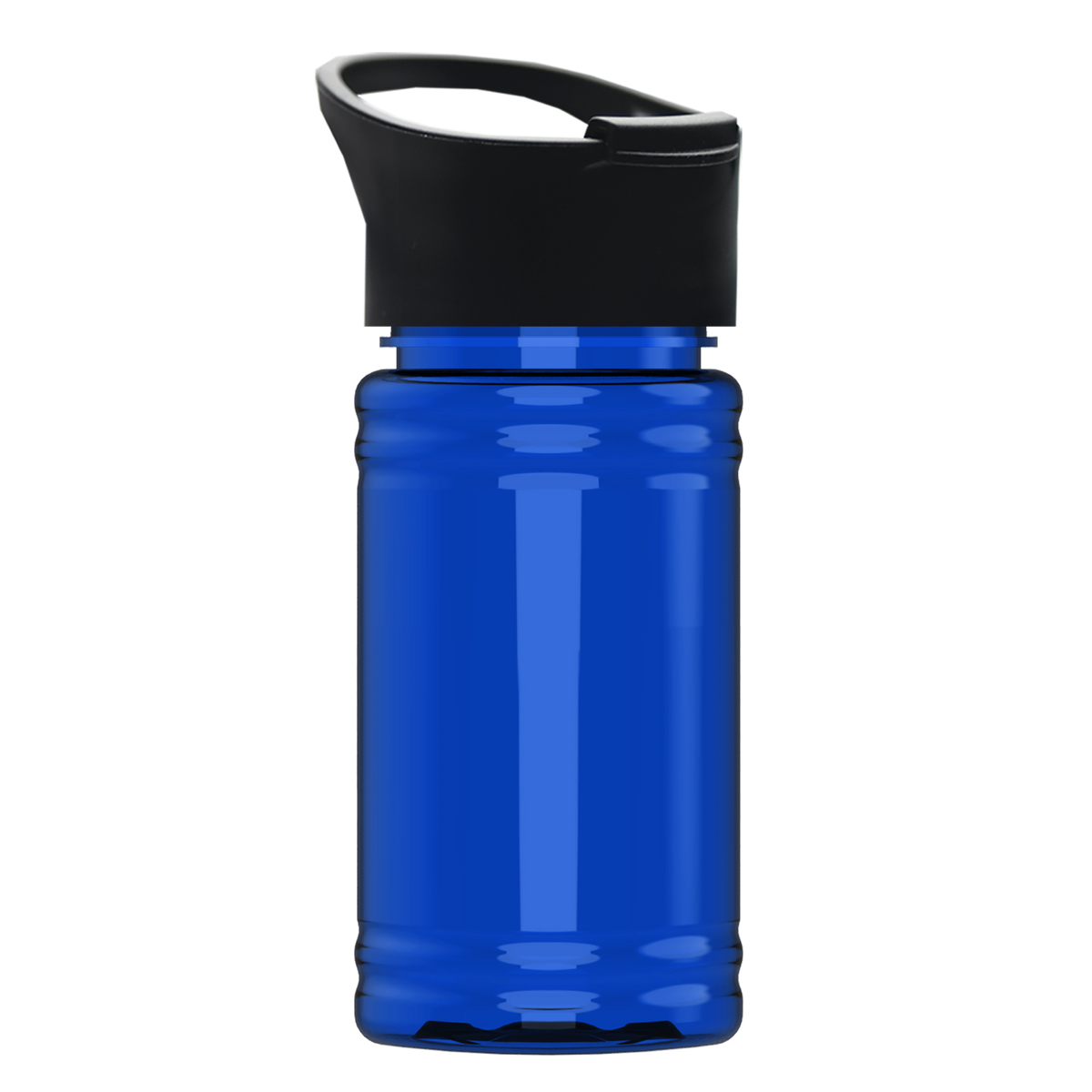 Custom logo Mini RPET Bottle with Pop-Up Lid - 16 oz.