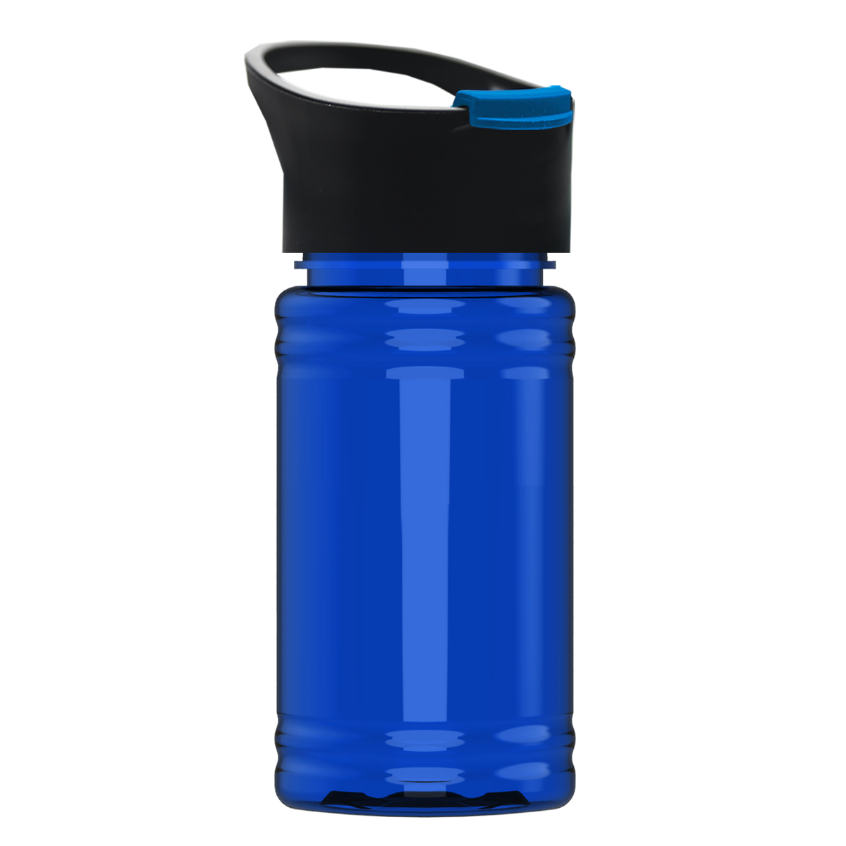 Custom logo Mini RPET Bottle with Pop-Up Lid - 16 oz.