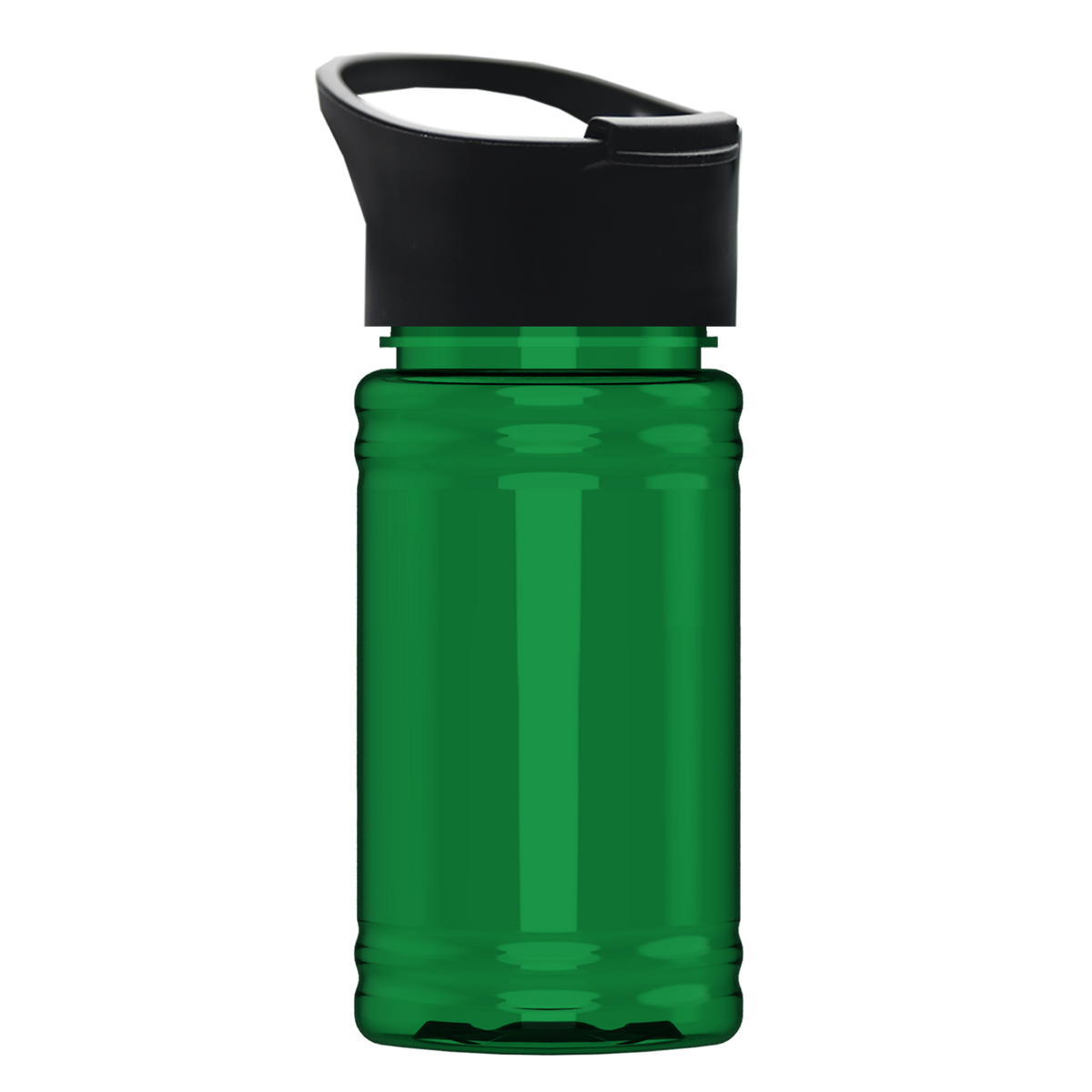 Custom logo Mini RPET Bottle with Pop-Up Lid - 16 oz.