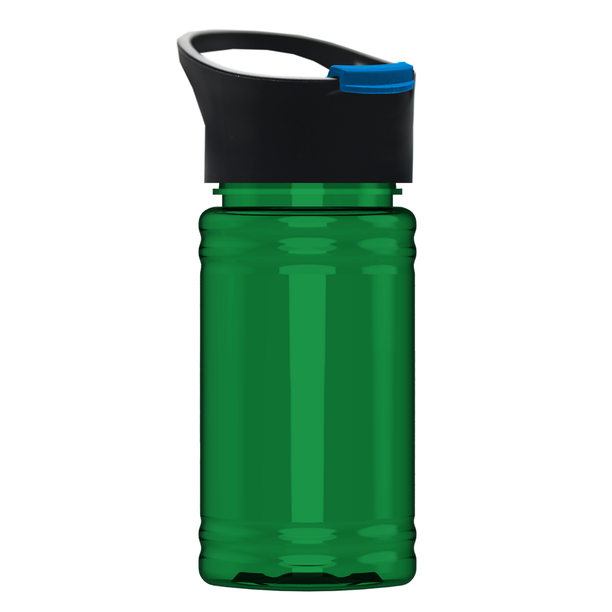 Custom logo Mini RPET Bottle with Pop-Up Lid - 16 oz.