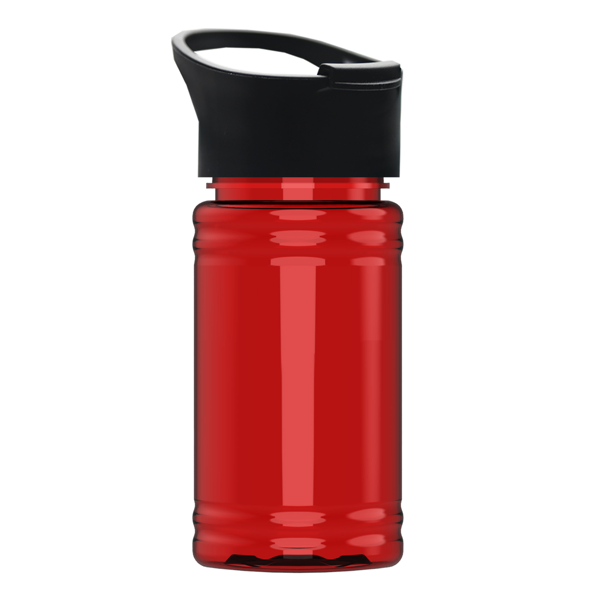 Custom logo Mini RPET Bottle with Pop-Up Lid - 16 oz.