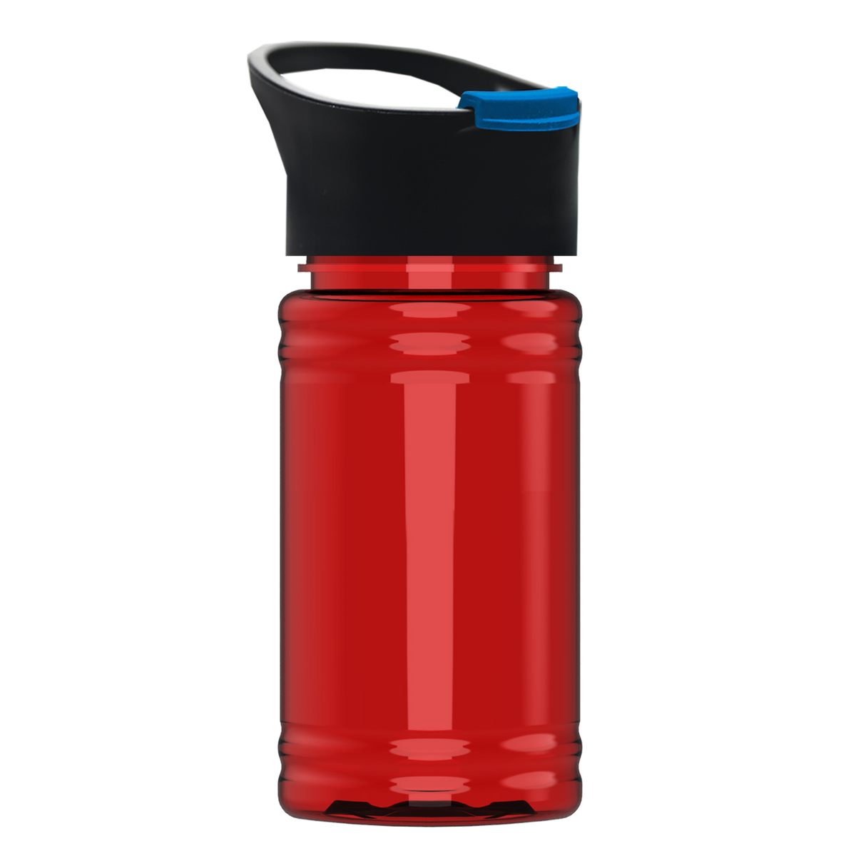 Custom logo Mini RPET Bottle with Pop-Up Lid - 16 oz.