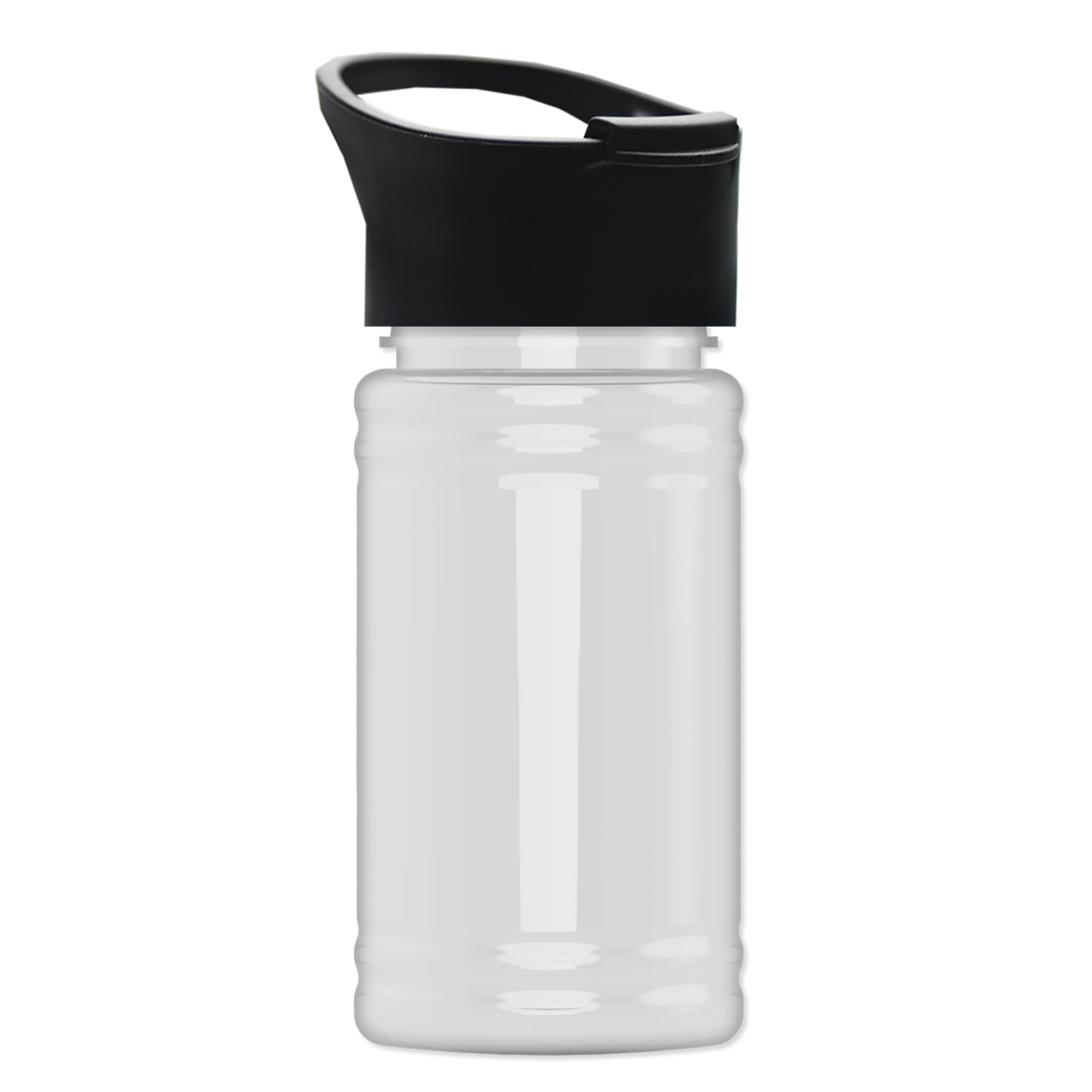 Custom logo Mini RPET Bottle with Pop-Up Lid - 16 oz.