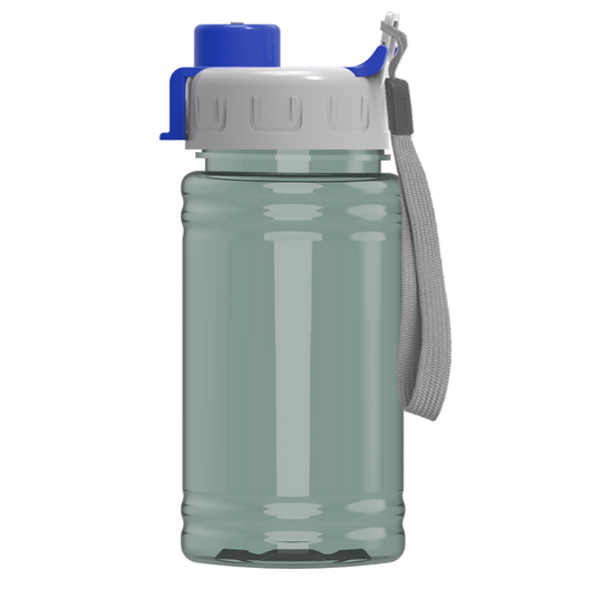 Mini RPET Bottle with Quick-Snap Lid - 16 oz.