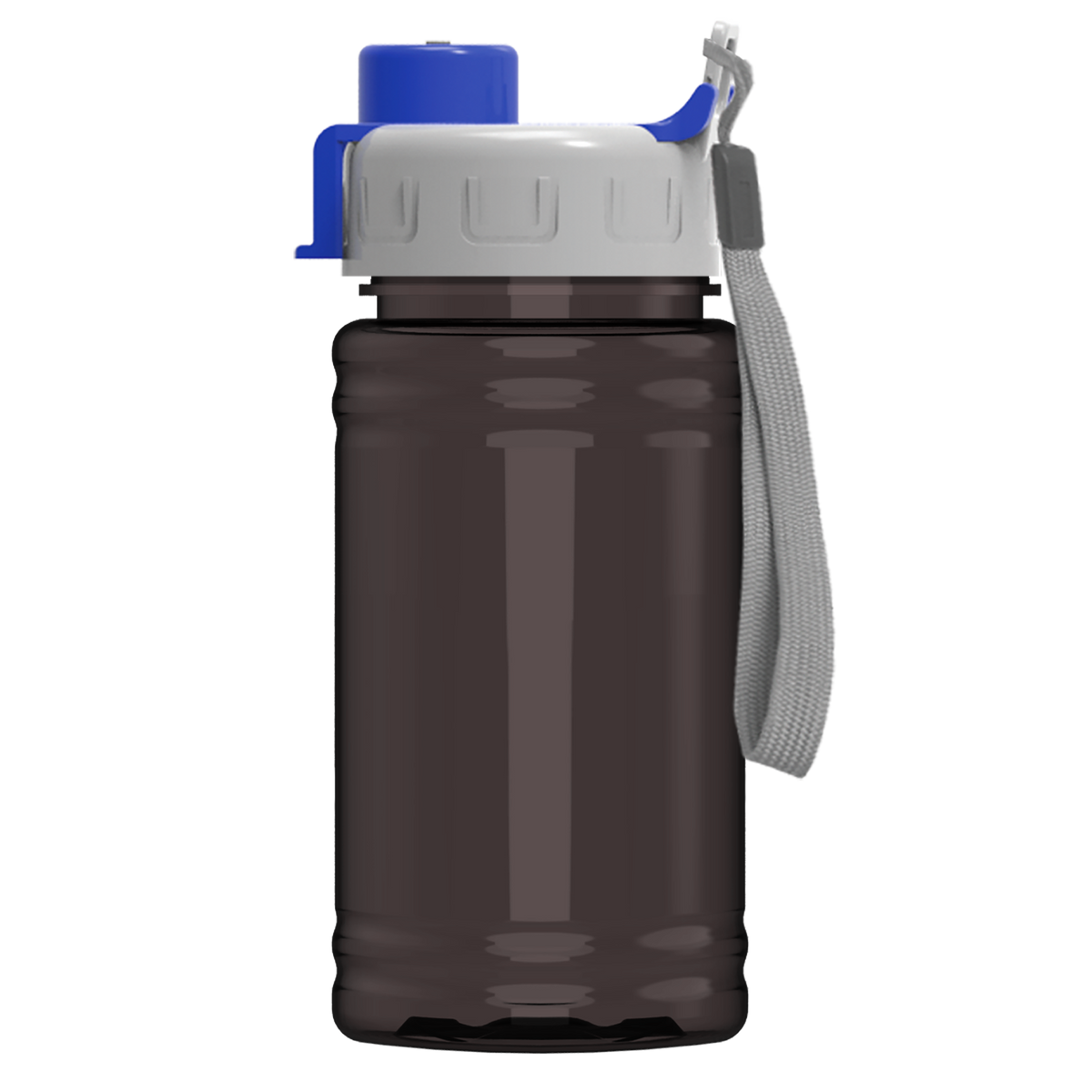 Custom logo Mini RPET Bottle with Quick-Snap Lid - 16 oz.