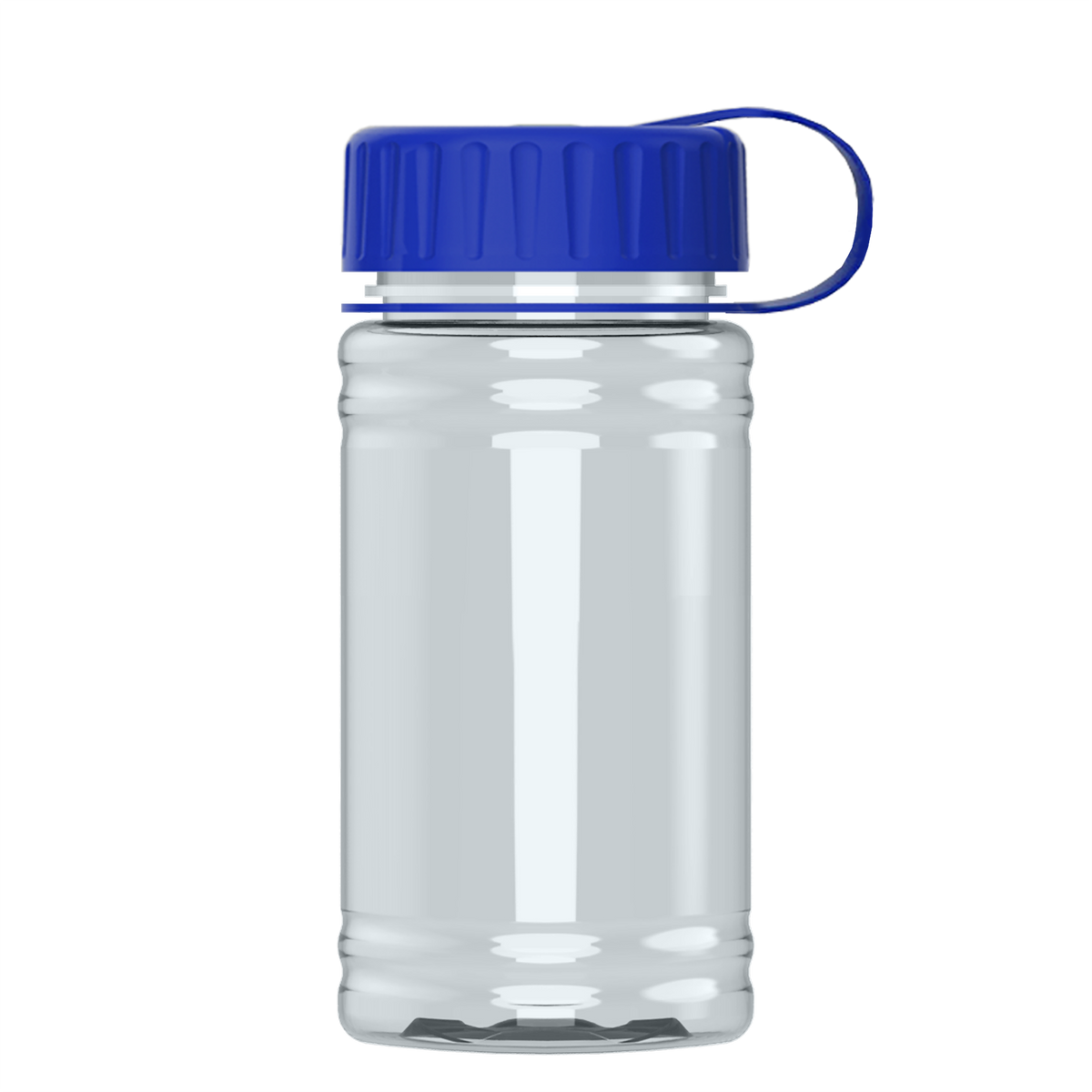 Custom logo Mini RPET Bottle with Tethered Lid - 16 oz.