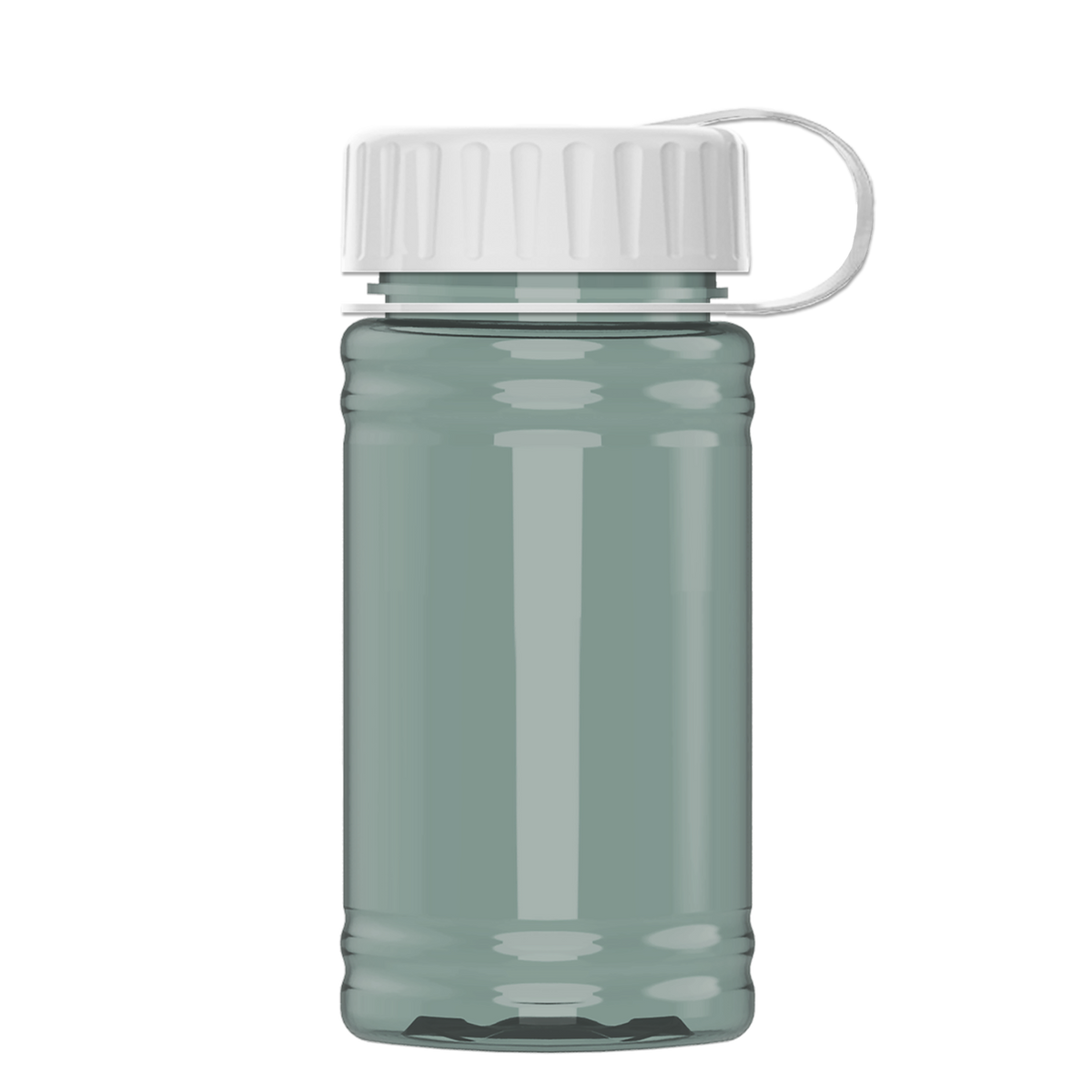 Custom logo Mini RPET Bottle with Tethered Lid - 16 oz.