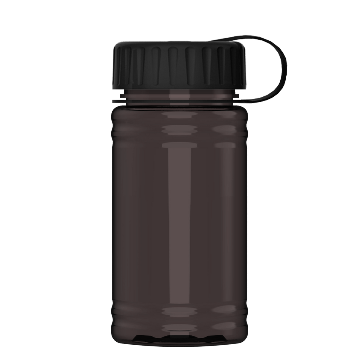 Custom logo Mini RPET Bottle with Tethered Lid - 16 oz.