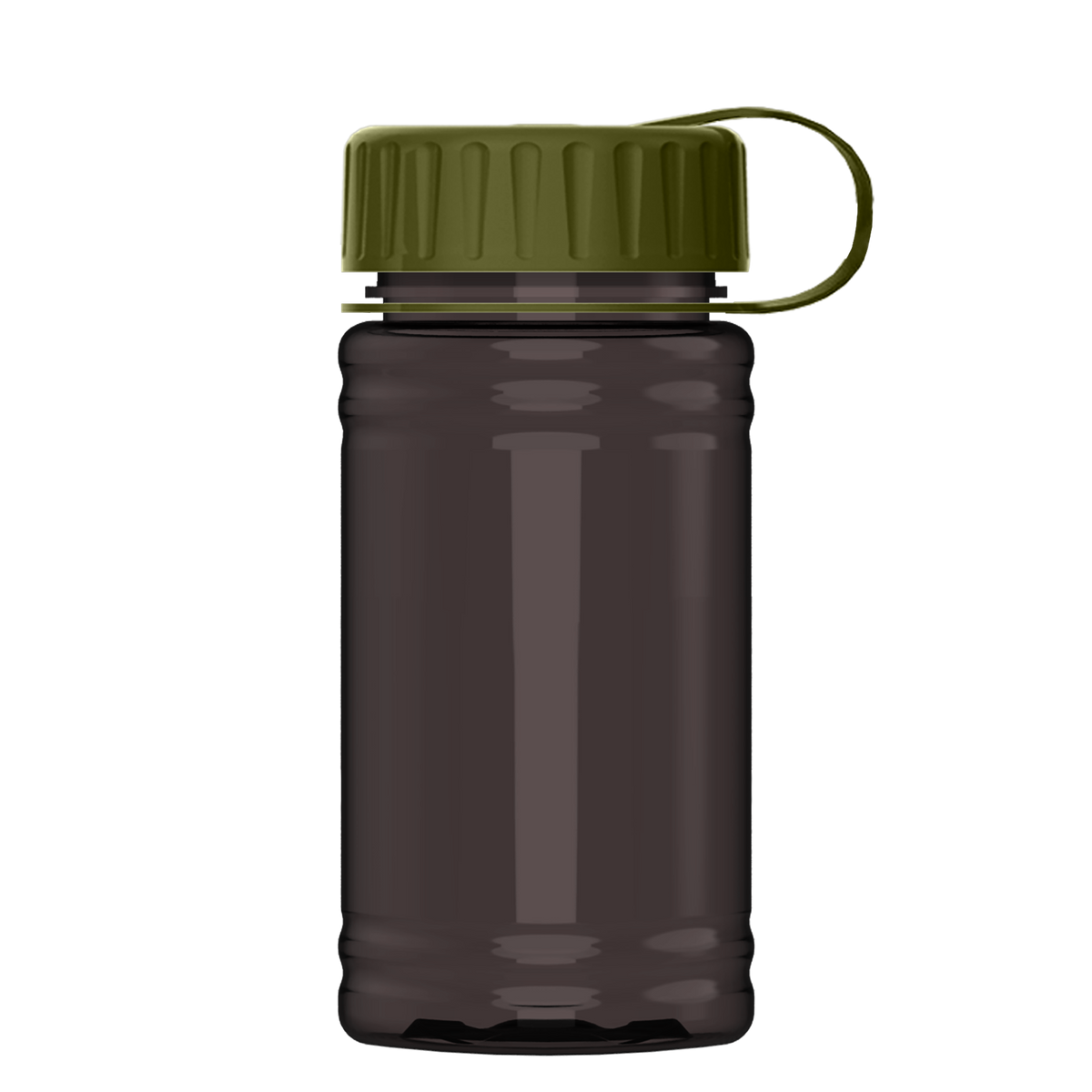 Custom logo Mini RPET Bottle with Tethered Lid - 16 oz.