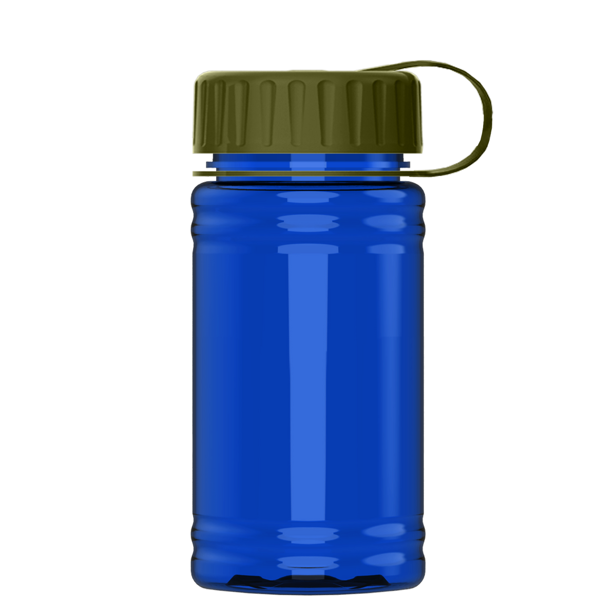 Custom logo Mini RPET Bottle with Tethered Lid - 16 oz.