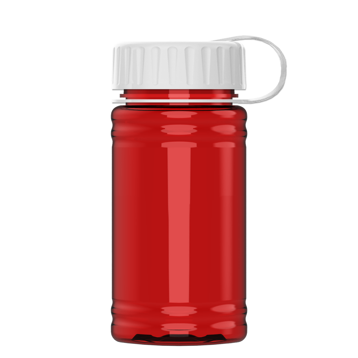 Custom logo Mini RPET Bottle with Tethered Lid - 16 oz.