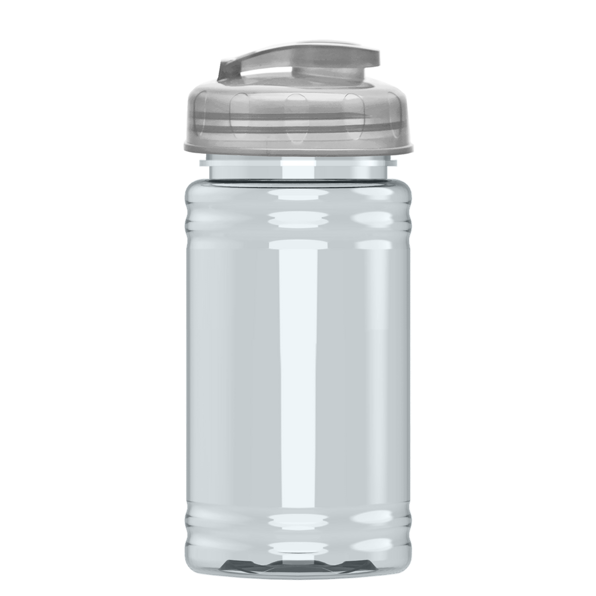 Custom logo Mini RPET Bottle with Flip-Top Lid - 16 oz.