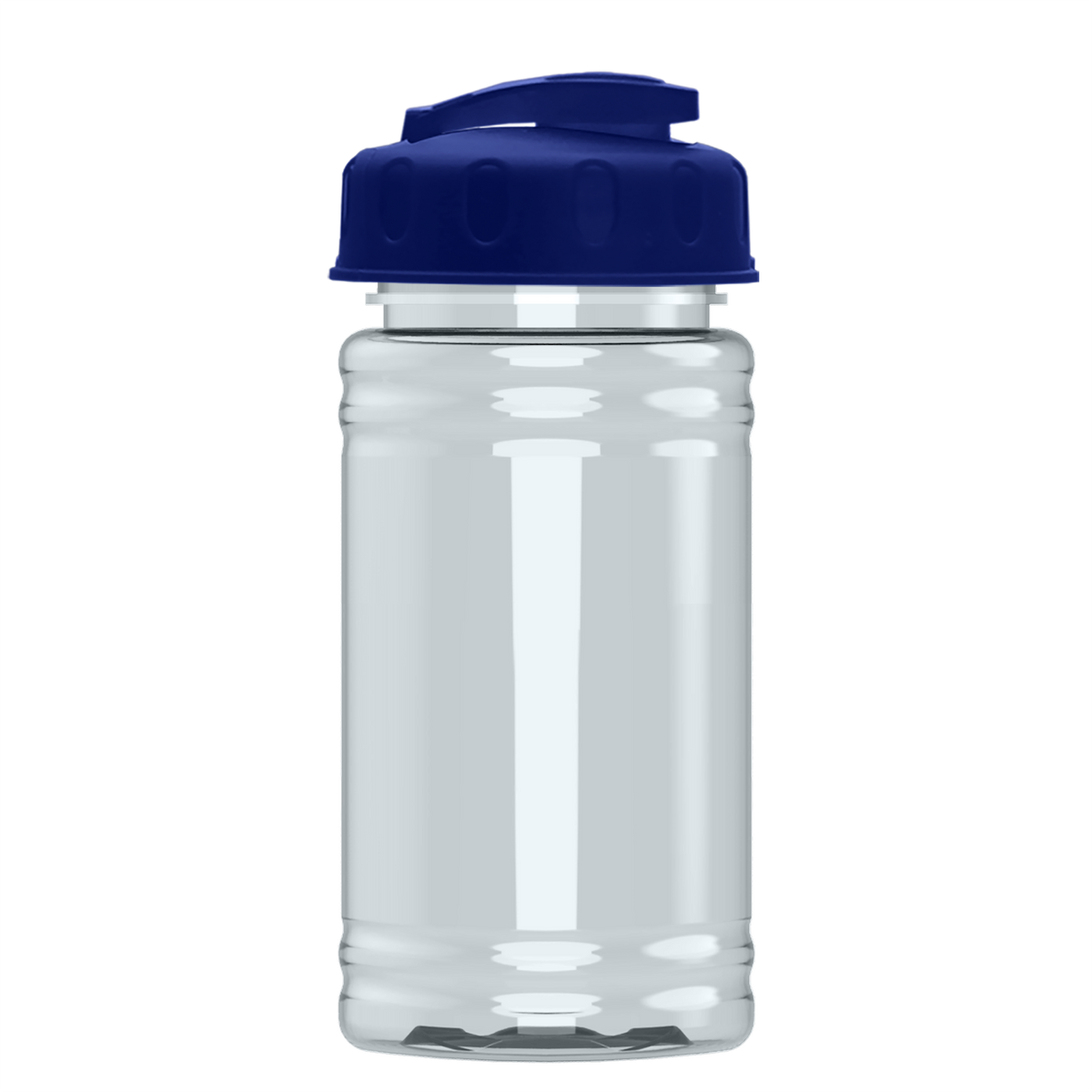 Custom logo Mini RPET Bottle with Flip-Top Lid - 16 oz.