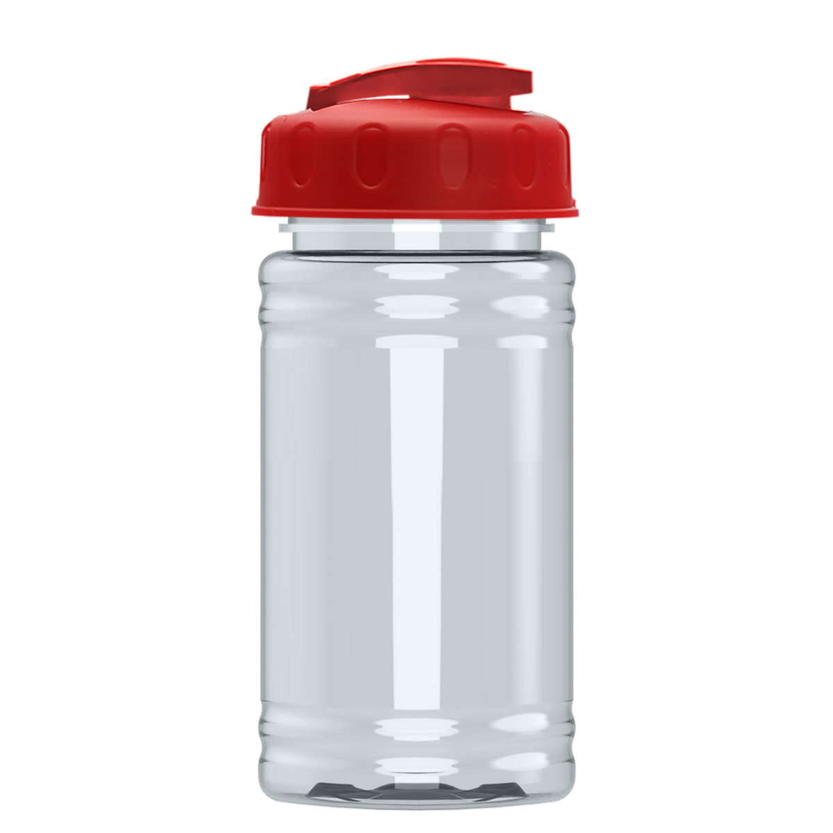 Custom logo Mini RPET Bottle with Flip-Top Lid - 16 oz.