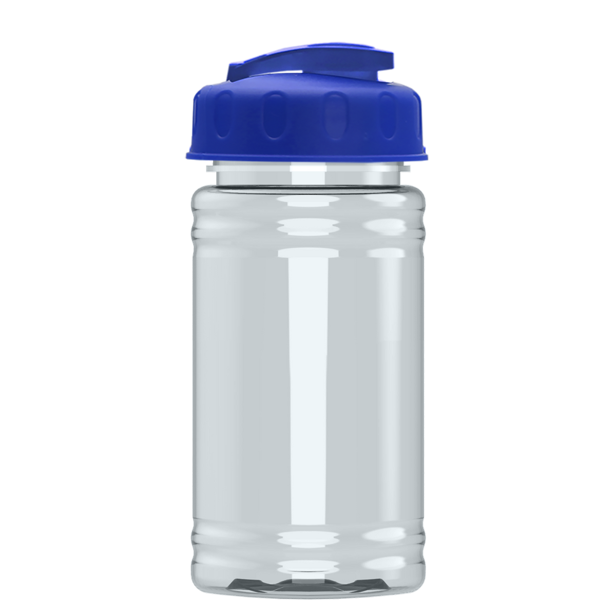 Custom logo Mini RPET Bottle with Flip-Top Lid - 16 oz.