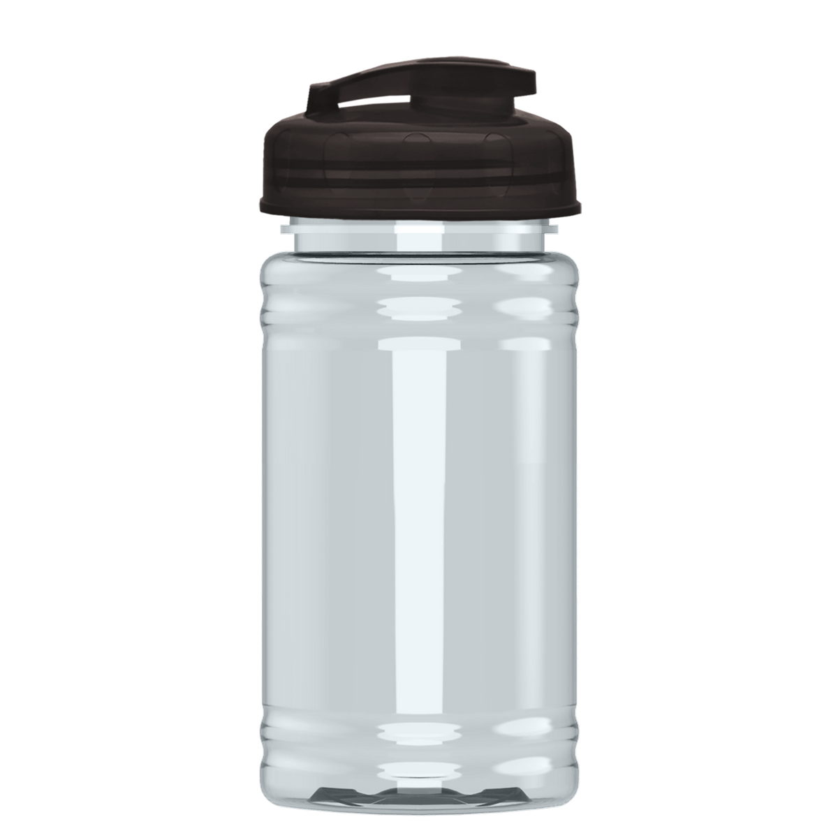 Custom logo Mini RPET Bottle with Flip-Top Lid - 16 oz.