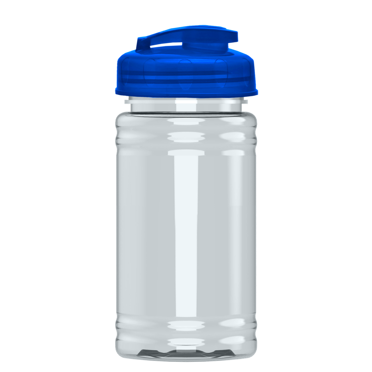 Custom logo Mini RPET Bottle with Flip-Top Lid - 16 oz.