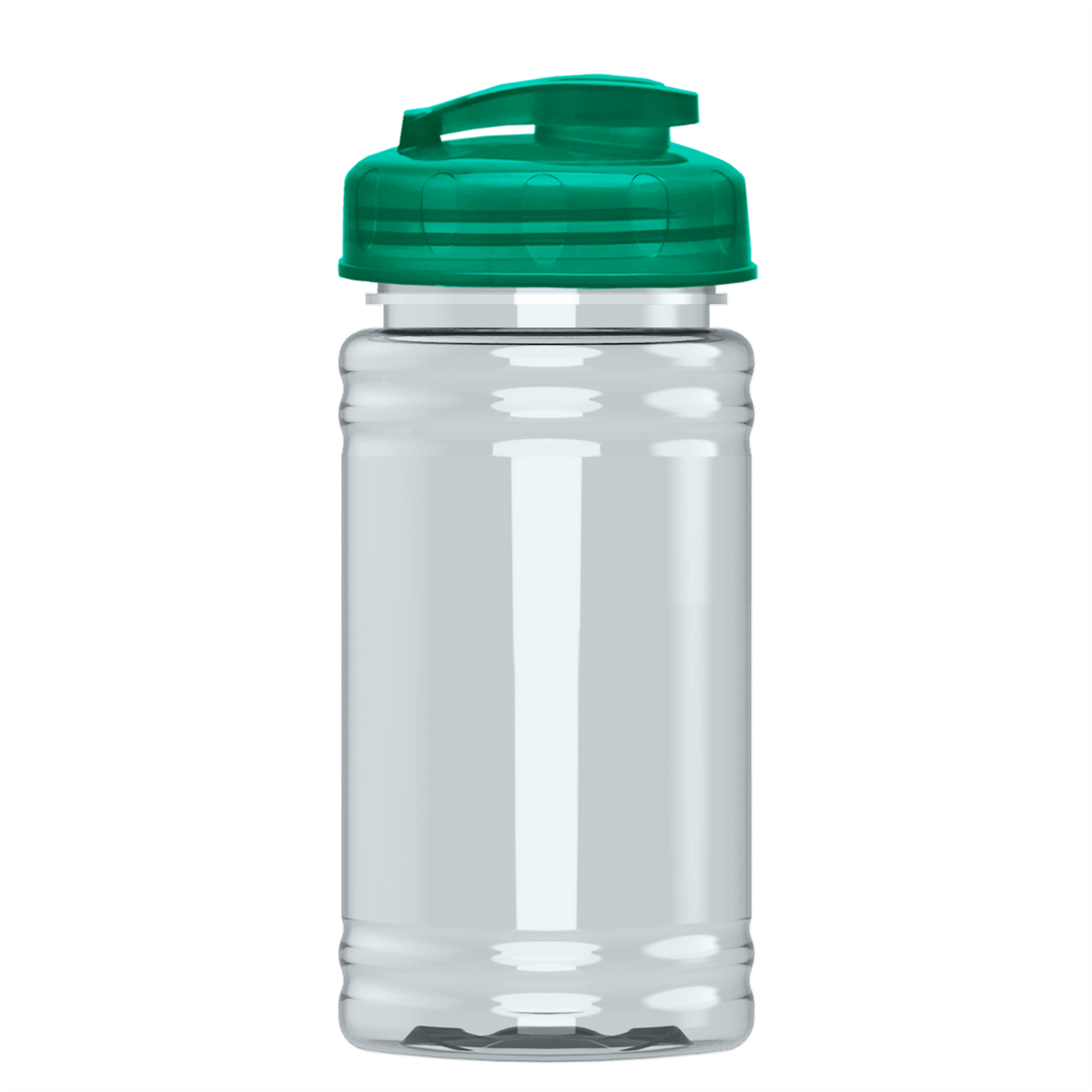 Custom logo Mini RPET Bottle with Flip-Top Lid - 16 oz.