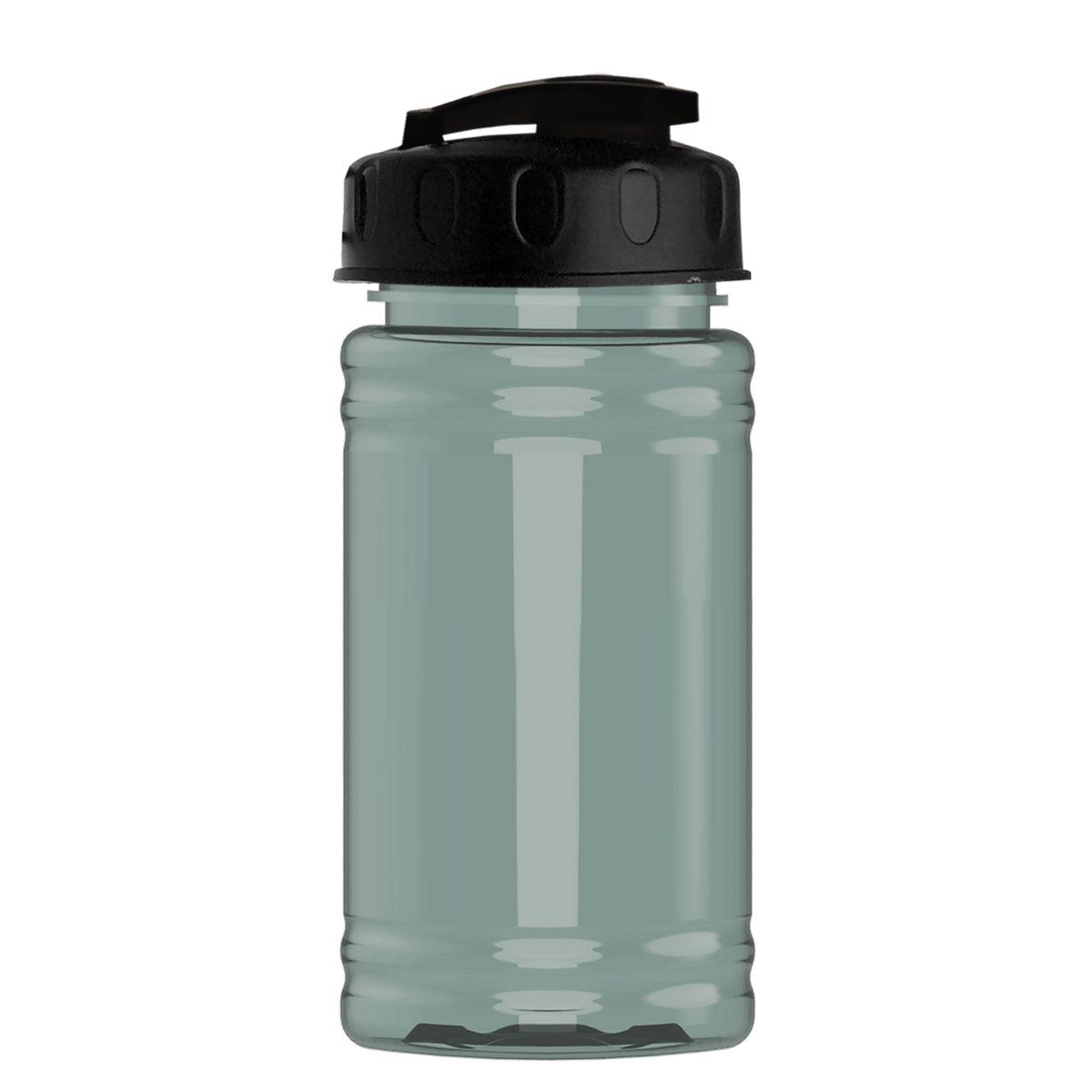 Custom logo Mini RPET Bottle with Flip-Top Lid - 16 oz.