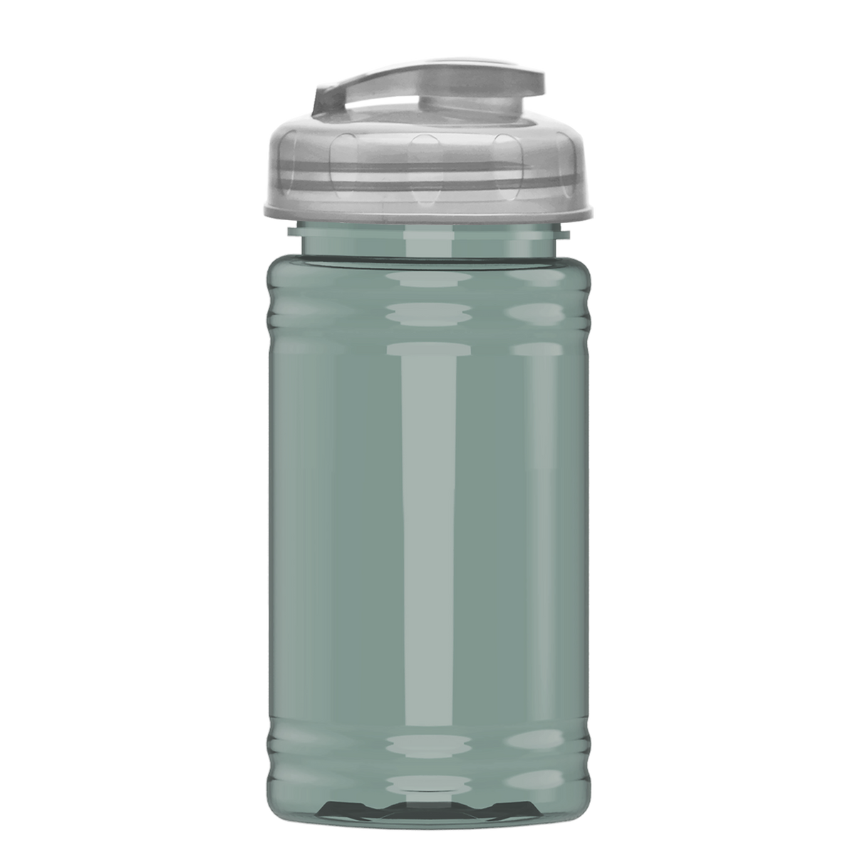 Custom logo Mini RPET Bottle with Flip-Top Lid - 16 oz.