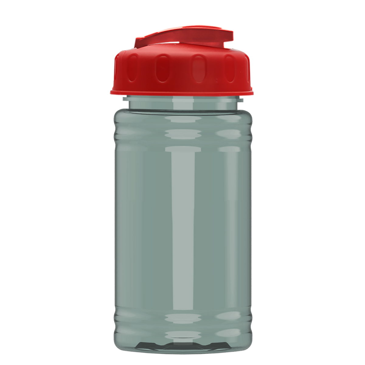 Custom logo Mini RPET Bottle with Flip-Top Lid - 16 oz.