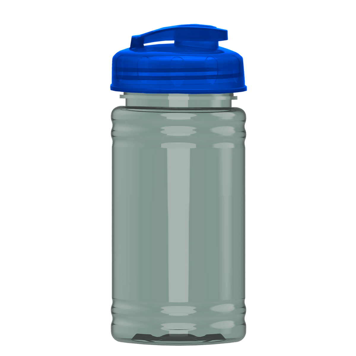 Custom logo Mini RPET Bottle with Flip-Top Lid - 16 oz.