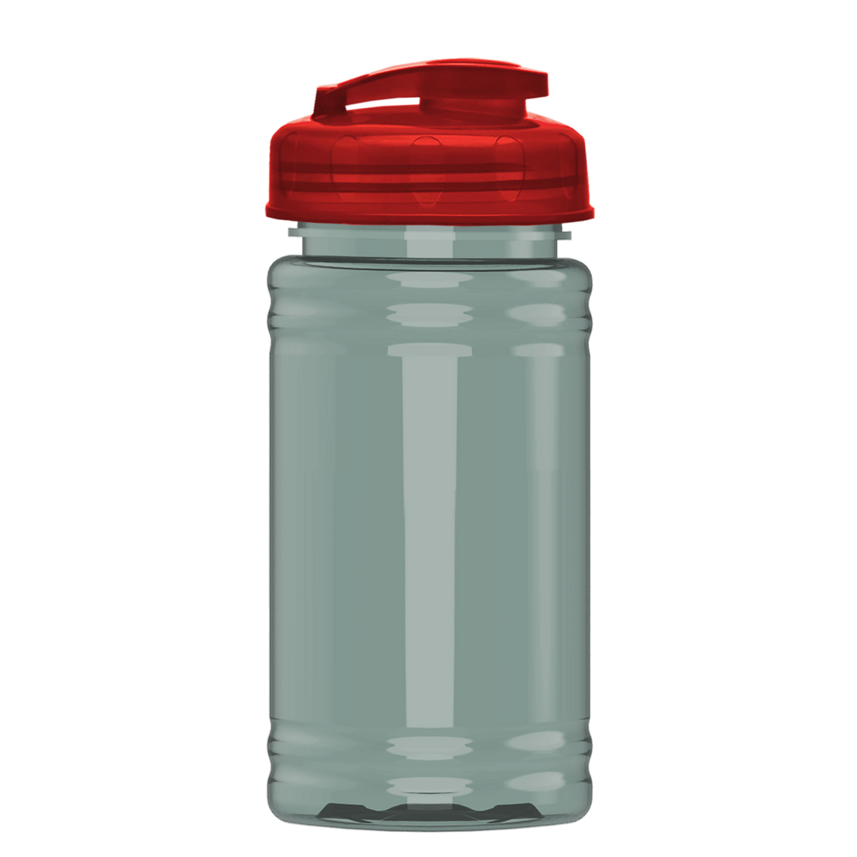 Custom logo Mini RPET Bottle with Flip-Top Lid - 16 oz.