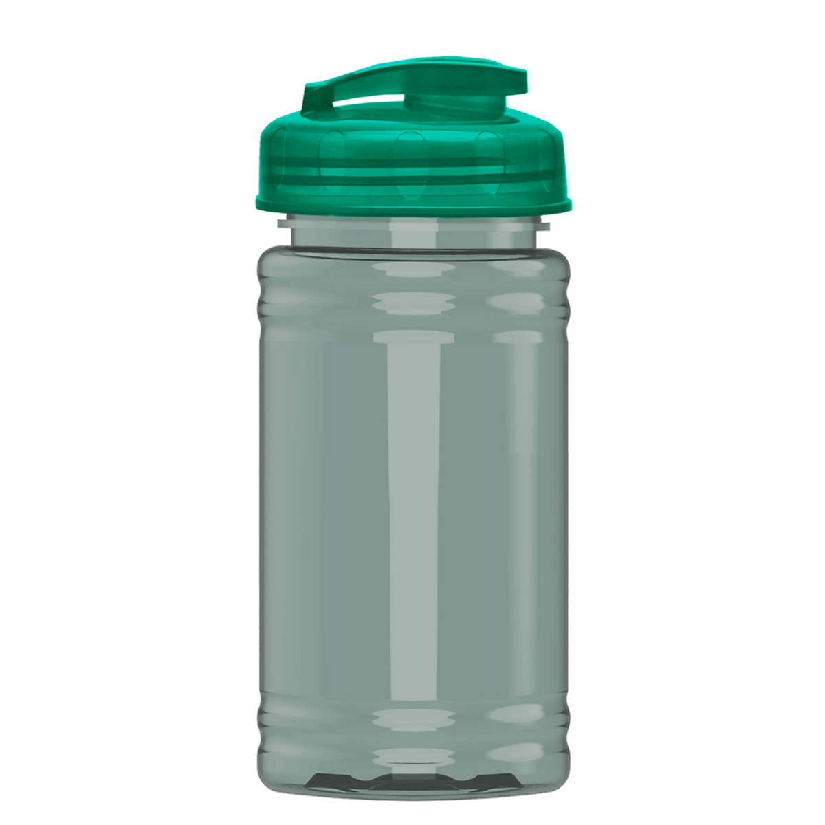 Custom logo Mini RPET Bottle with Flip-Top Lid - 16 oz.