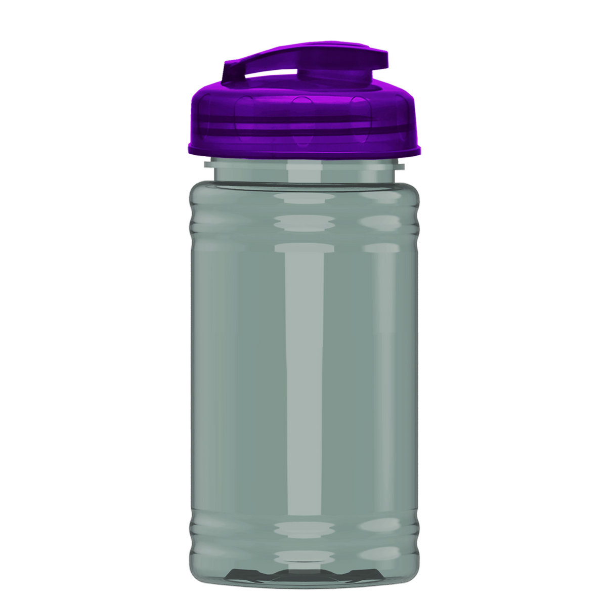 Custom logo Mini RPET Bottle with Flip-Top Lid - 16 oz.