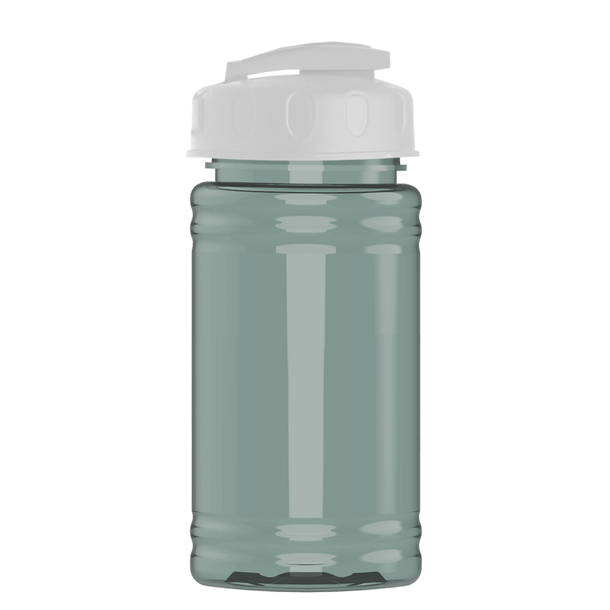 Custom logo Mini RPET Bottle with Flip-Top Lid - 16 oz.