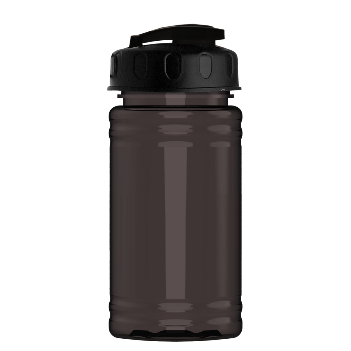 Custom logo Mini RPET Bottle with Flip-Top Lid - 16 oz.
