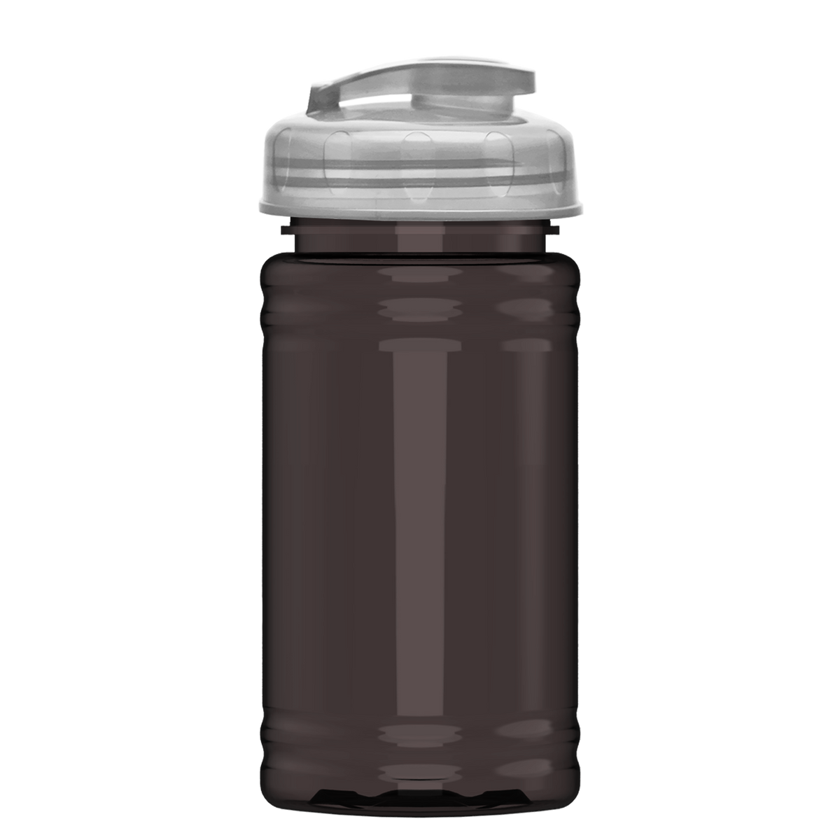 Custom logo Mini RPET Bottle with Flip-Top Lid - 16 oz.