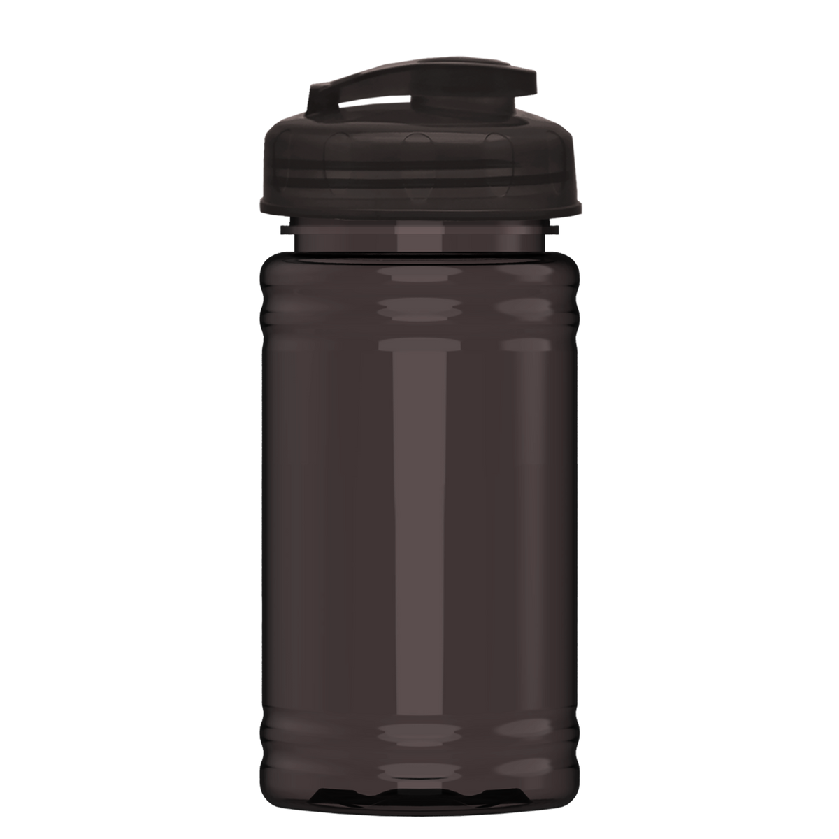 Custom logo Mini RPET Bottle with Flip-Top Lid - 16 oz.