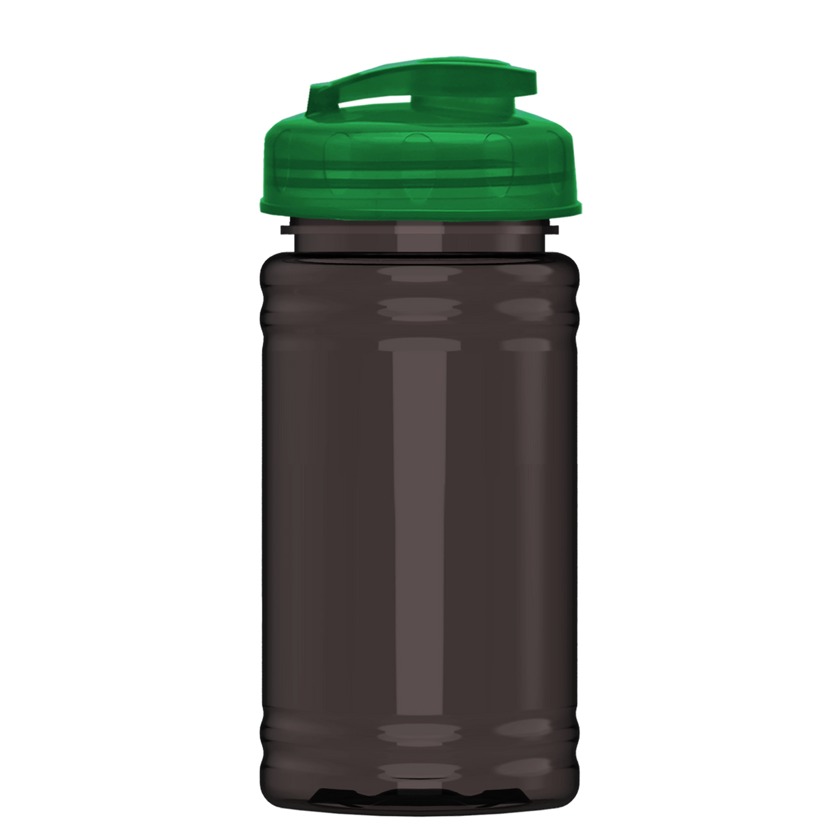 Custom logo Mini RPET Bottle with Flip-Top Lid - 16 oz.