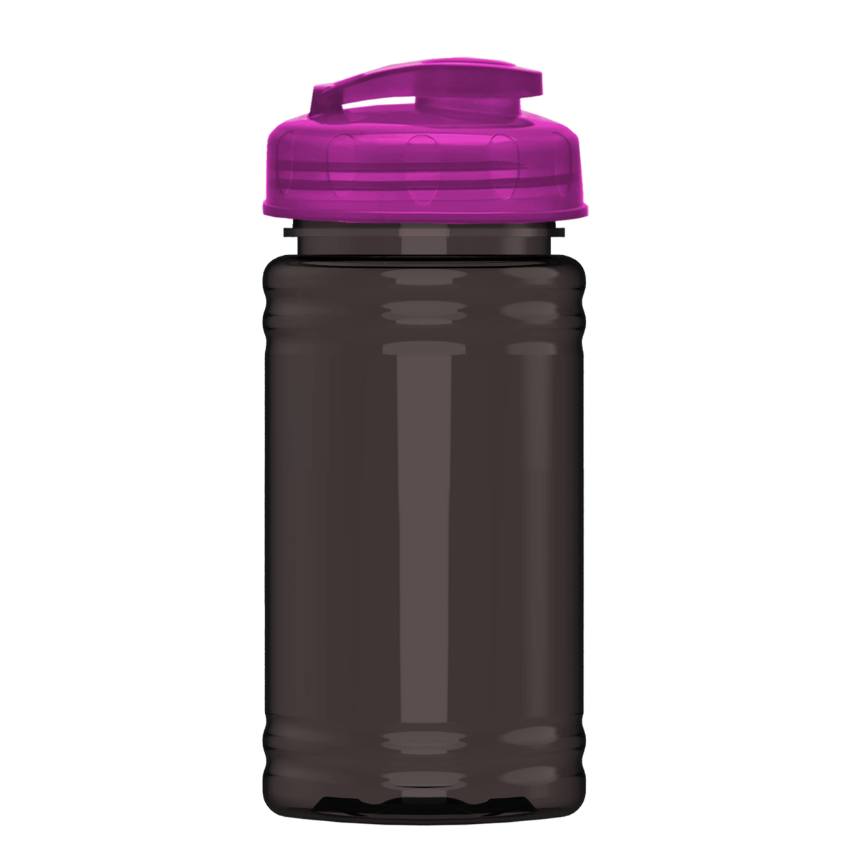 Custom logo Mini RPET Bottle with Flip-Top Lid - 16 oz.