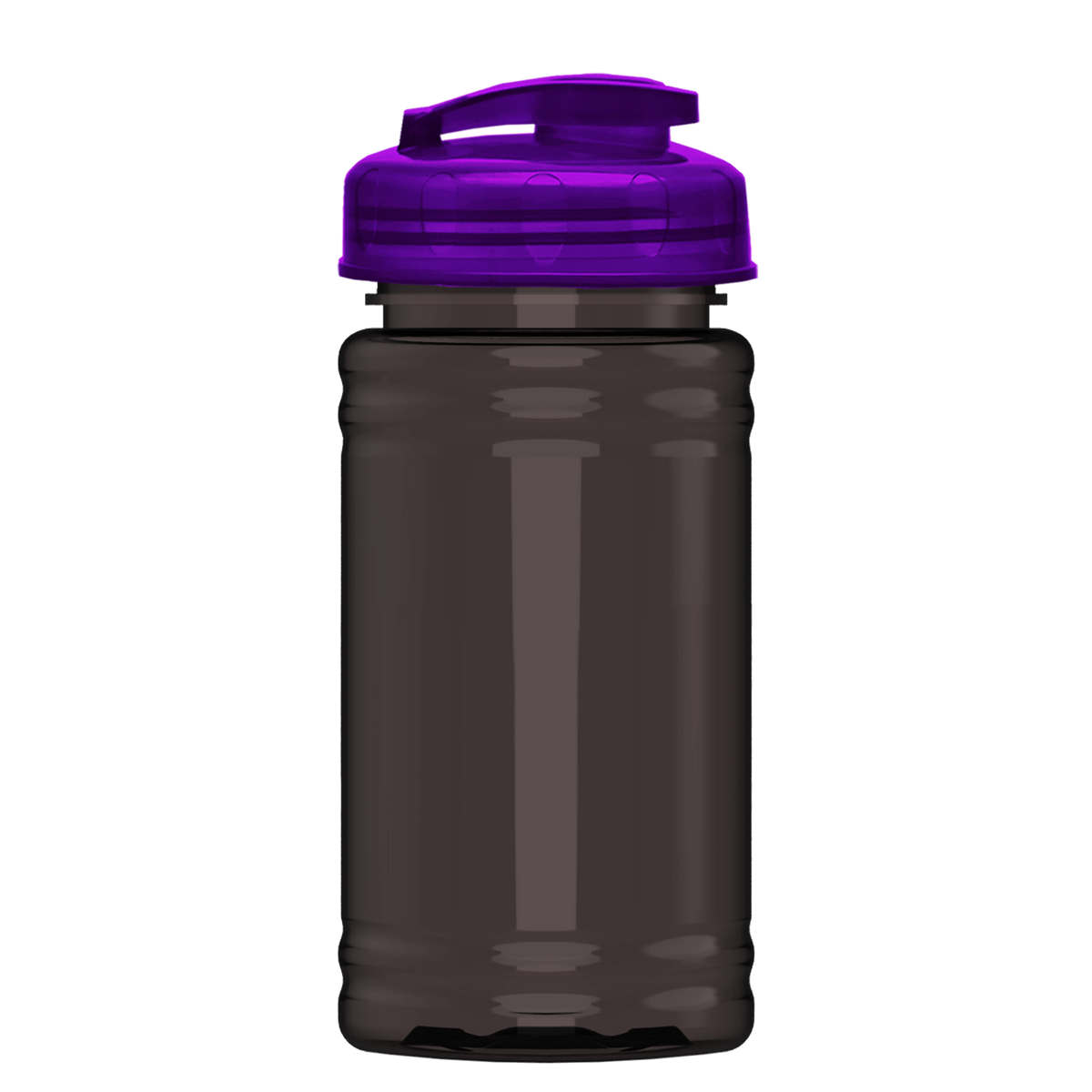 Custom logo Mini RPET Bottle with Flip-Top Lid - 16 oz.