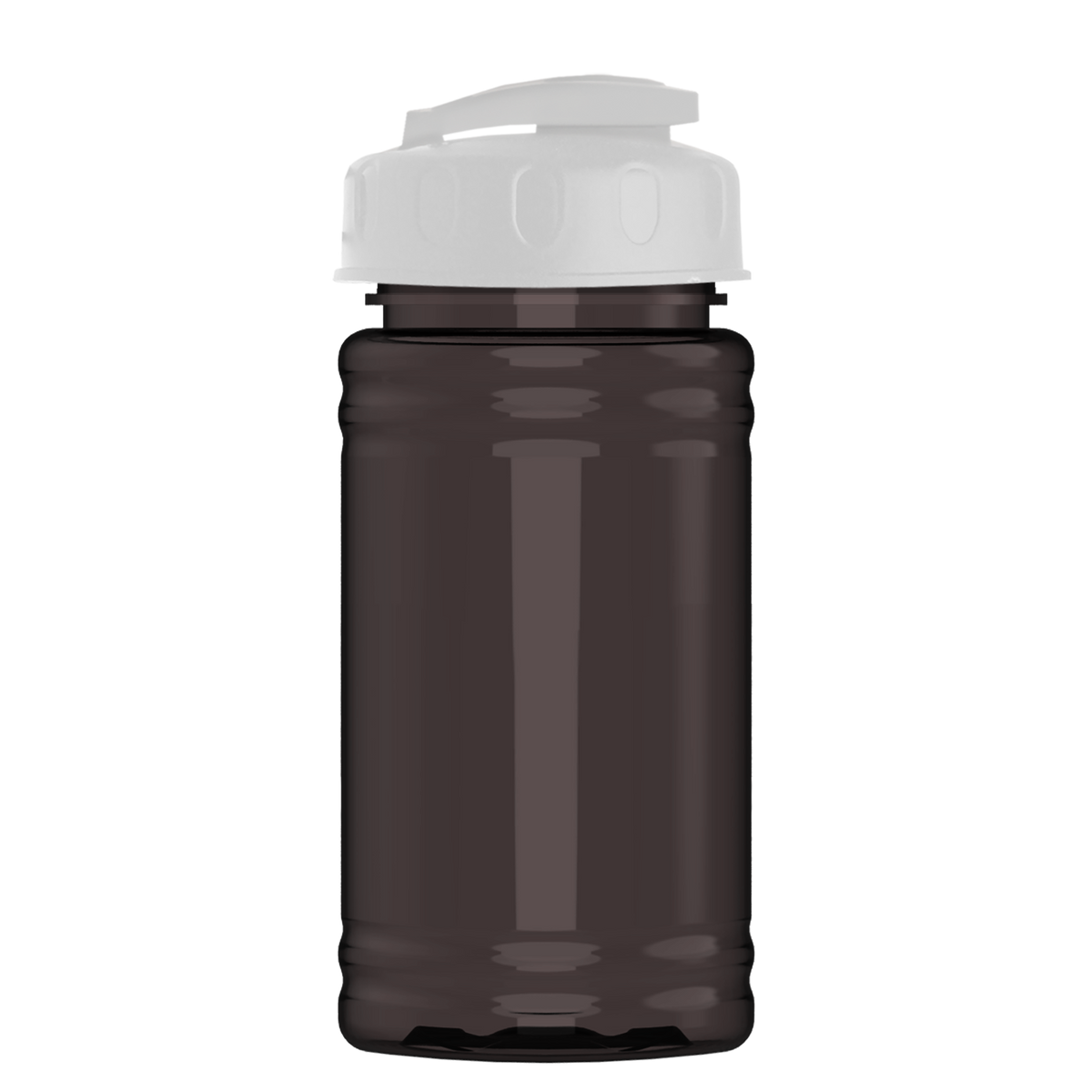 Custom logo Mini RPET Bottle with Flip-Top Lid - 16 oz.