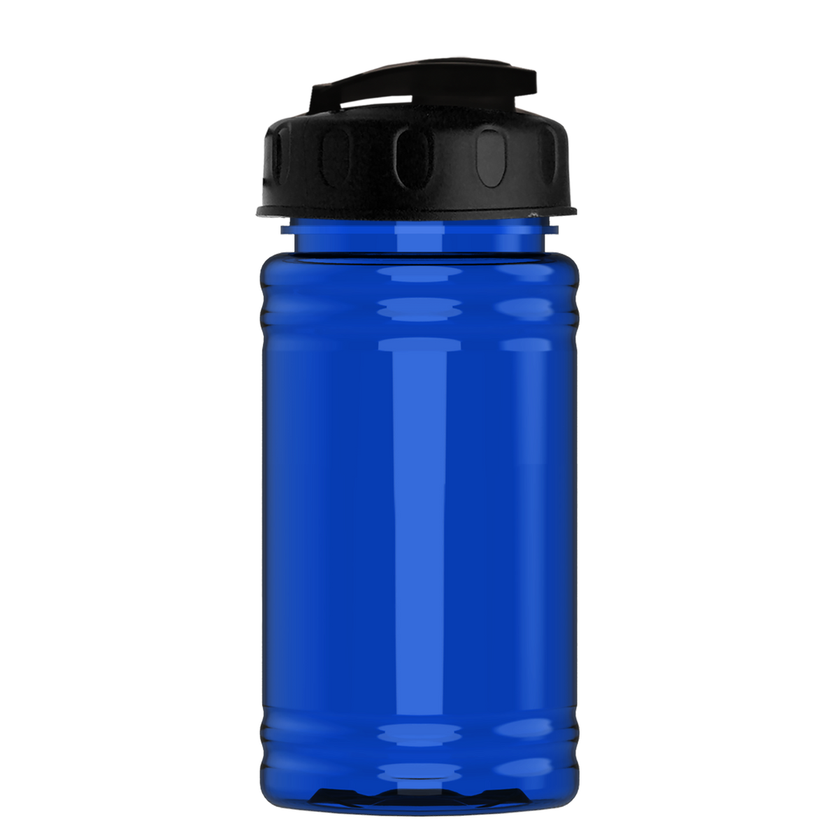 Custom logo Mini RPET Bottle with Flip-Top Lid - 16 oz.