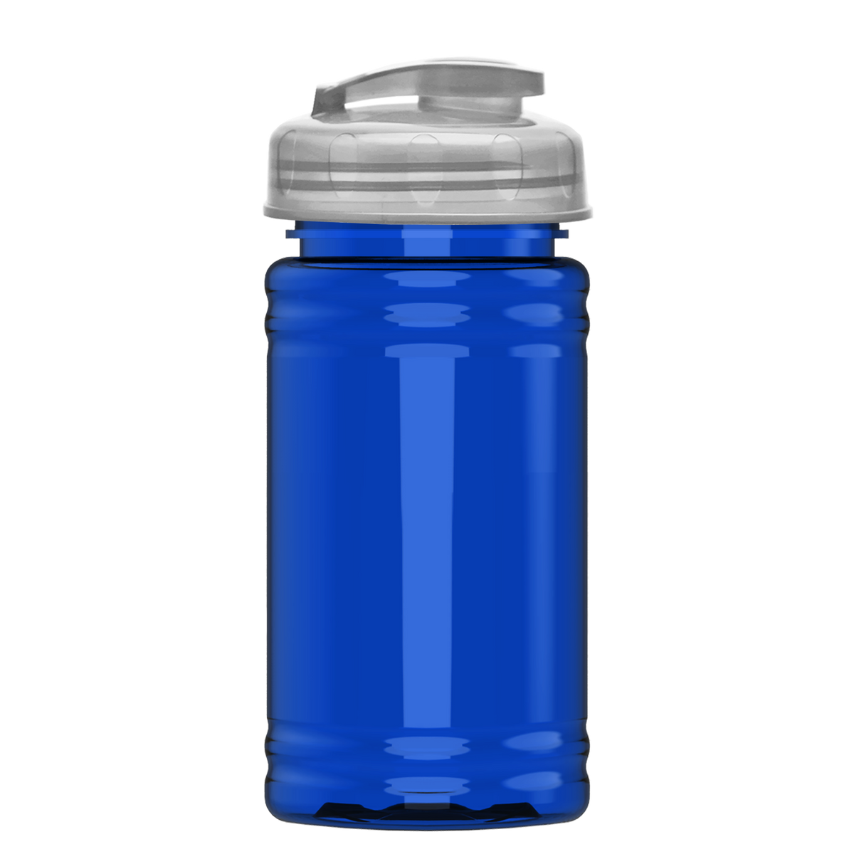 Custom logo Mini RPET Bottle with Flip-Top Lid - 16 oz.