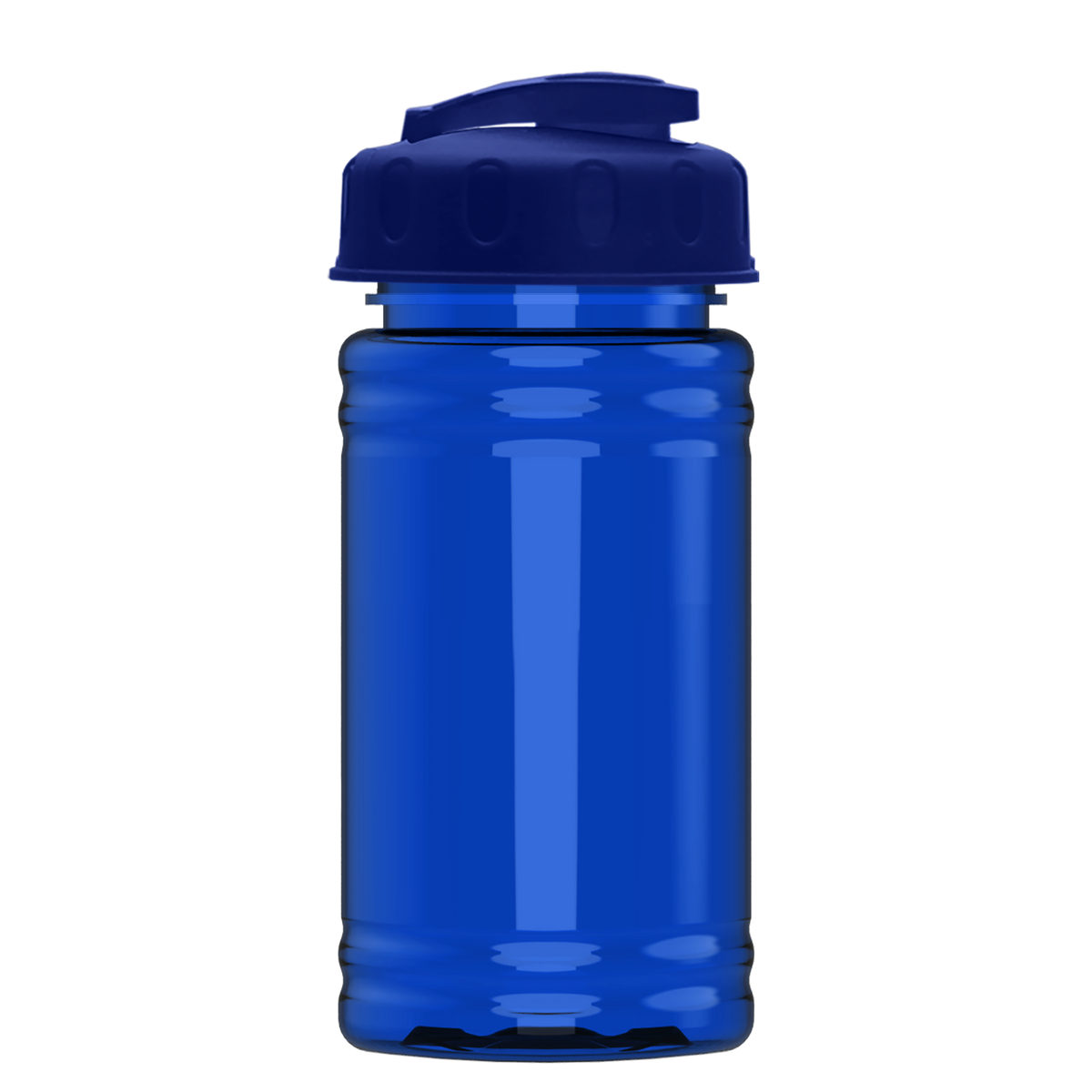 Custom logo Mini RPET Bottle with Flip-Top Lid - 16 oz.