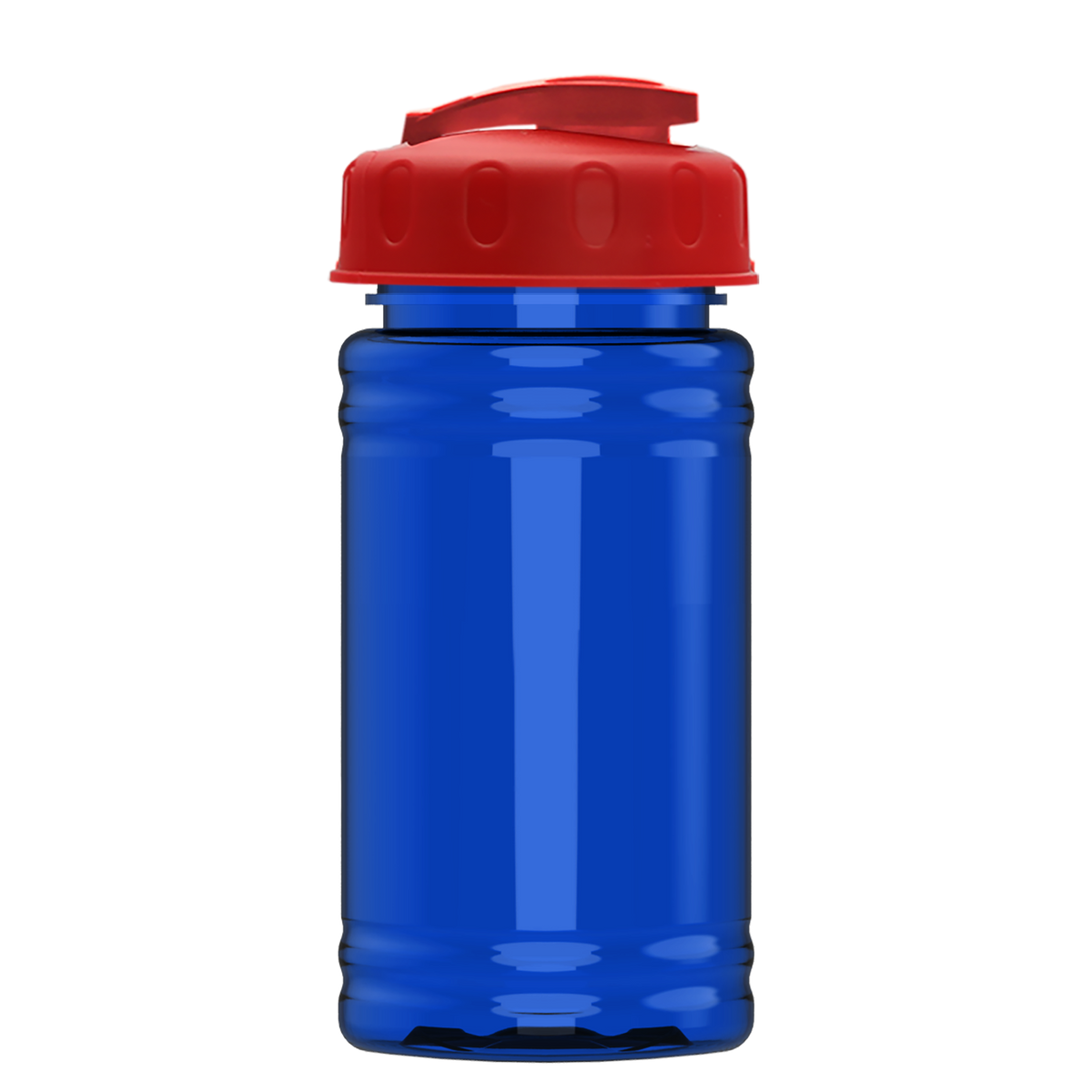 Custom logo Mini RPET Bottle with Flip-Top Lid - 16 oz.