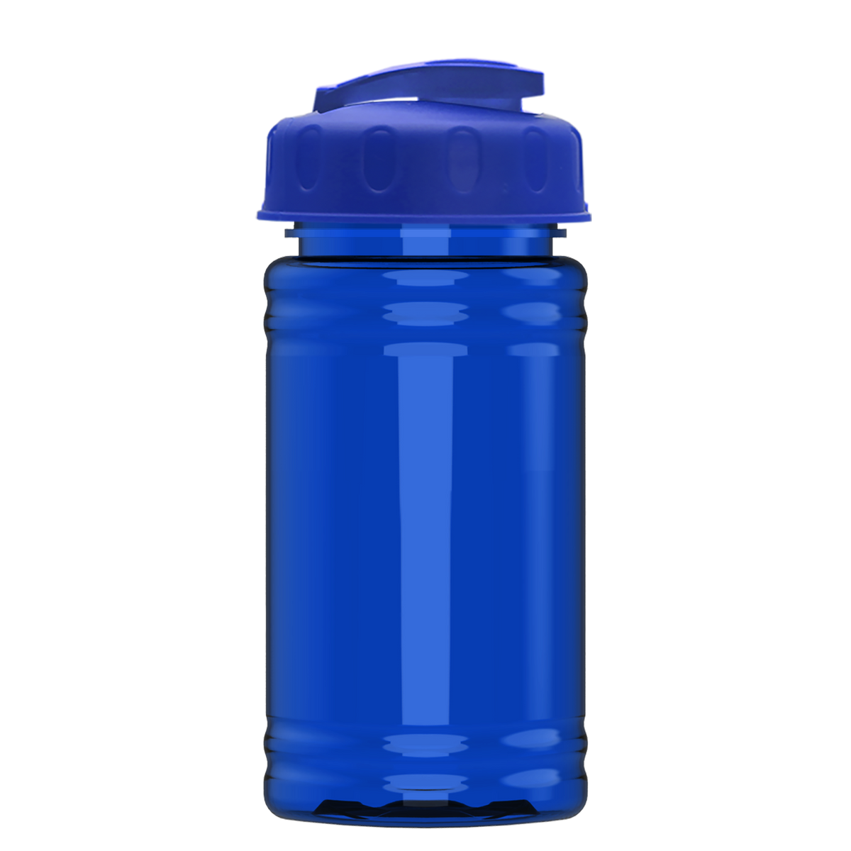 Custom logo Mini RPET Bottle with Flip-Top Lid - 16 oz.