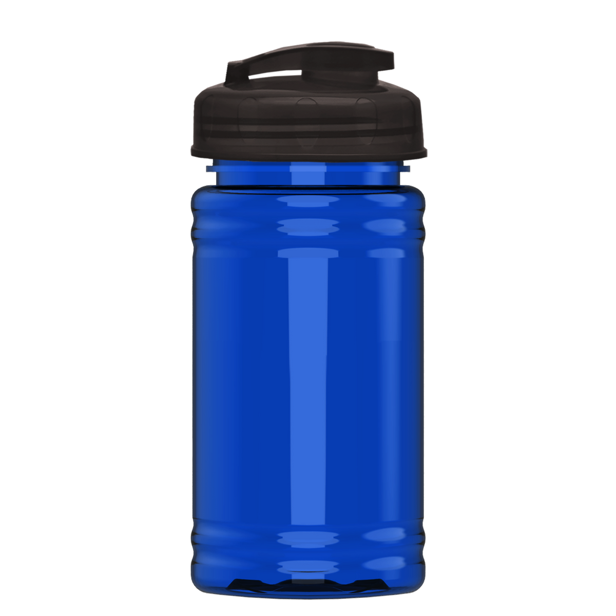 Custom logo Mini RPET Bottle with Flip-Top Lid - 16 oz.