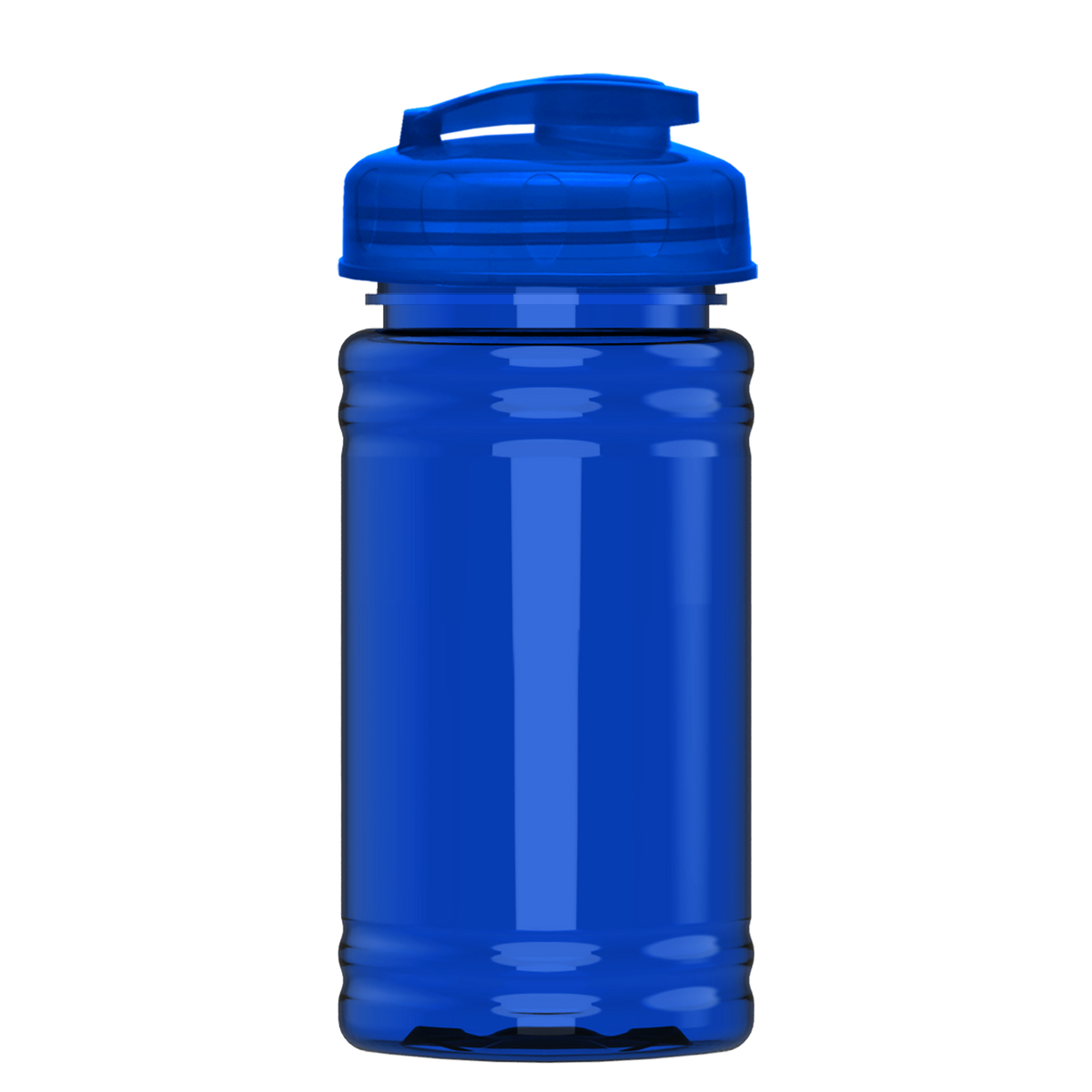 Custom logo Mini RPET Bottle with Flip-Top Lid - 16 oz.