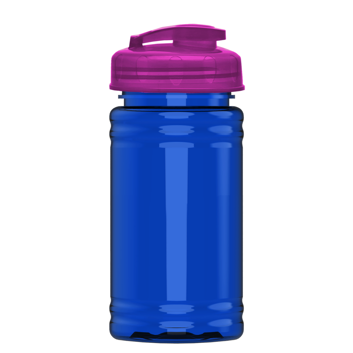 Custom logo Mini RPET Bottle with Flip-Top Lid - 16 oz.