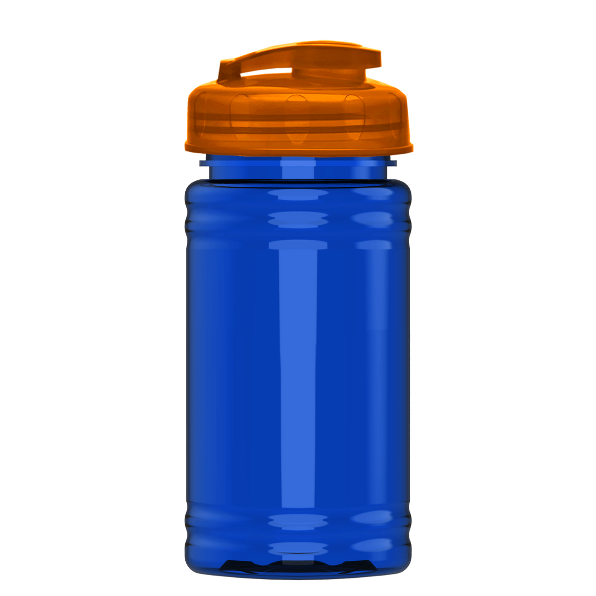 Custom logo Mini RPET Bottle with Flip-Top Lid - 16 oz.